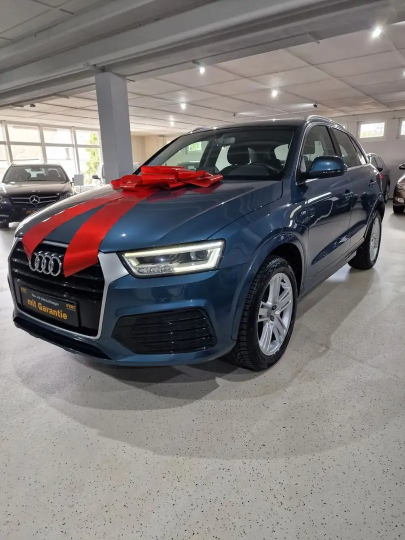 Audi Q3 design- 1- Hand - AHK - Garantie* Bleu - 1