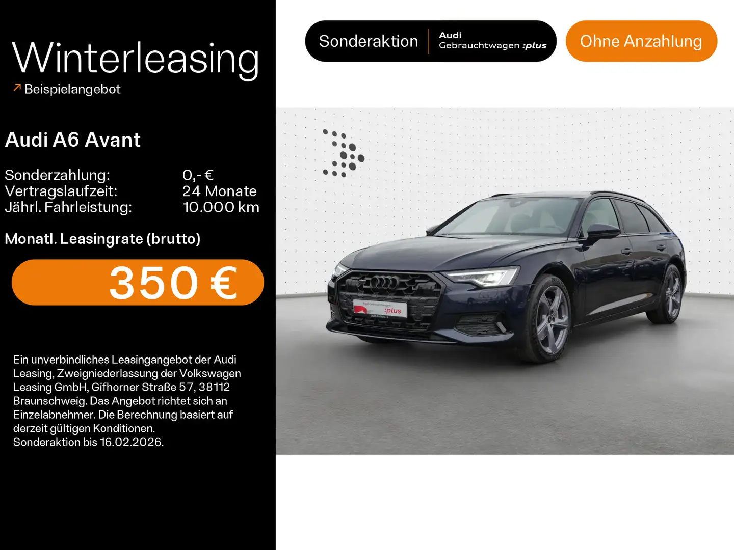 Audi A6 Sport 45 TDI qu. AHK*Matrix*Business* Blau - 1