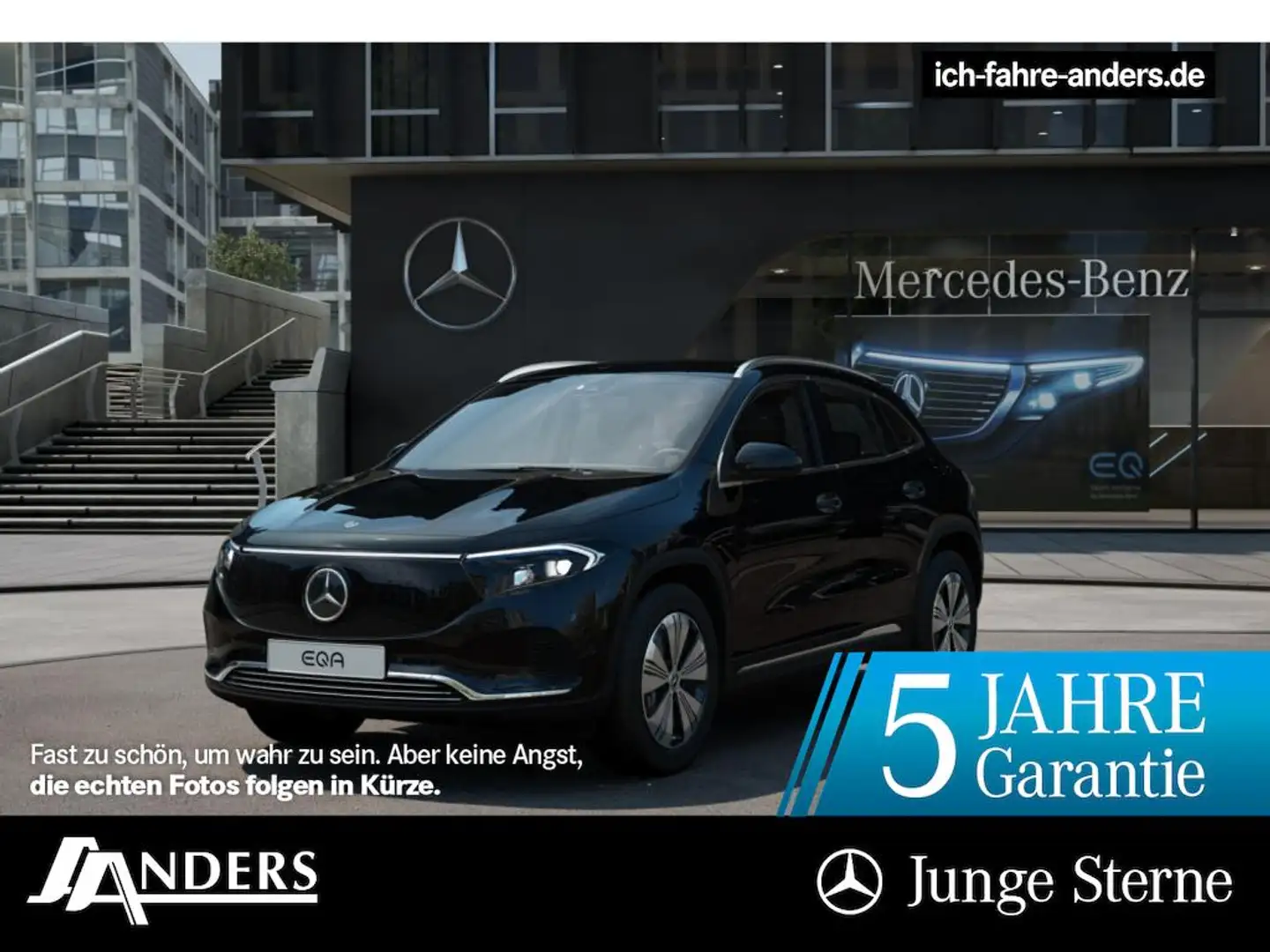 Mercedes-Benz EQA 300 4M Progressive+MBUX+SHZ+LED+PDC+Kam+EASY Nero - 1