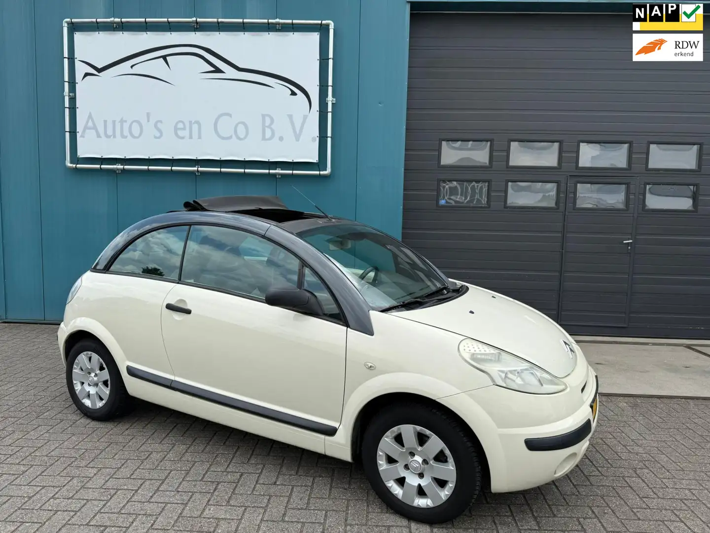 Citroen C3 Pluriel 1.6i-16V Caractère Automaat Airco Apk 02-2 Wit - 1