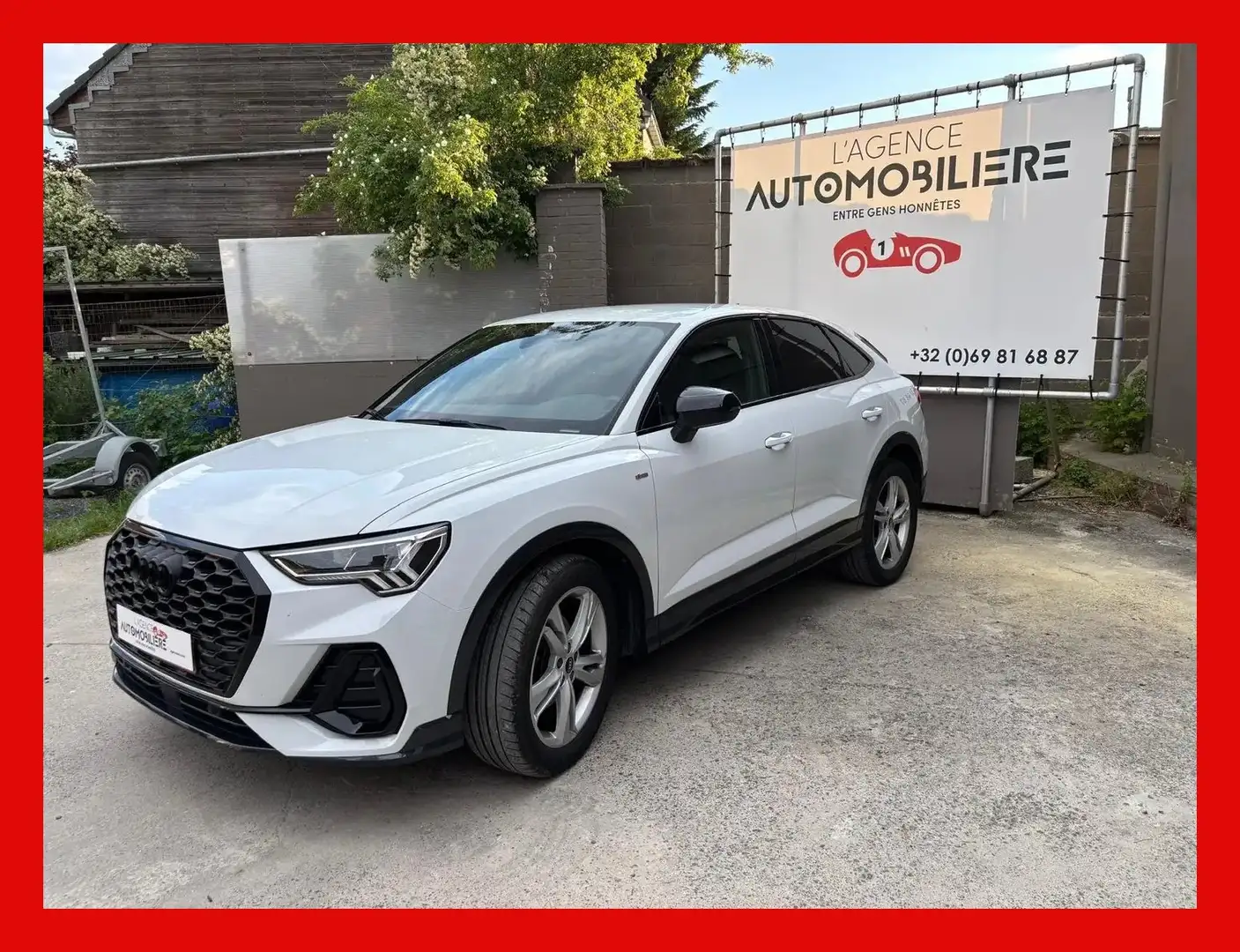 Audi Q3 35 TDi Quattro S line tronic (EU6AP) Blanc - 1