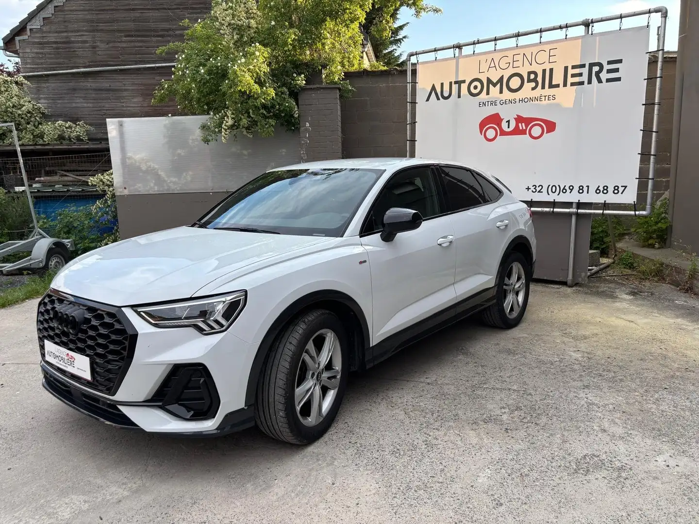 Audi Q3 35 TDi Quattro S line tronic (EU6AP) Blanc - 2