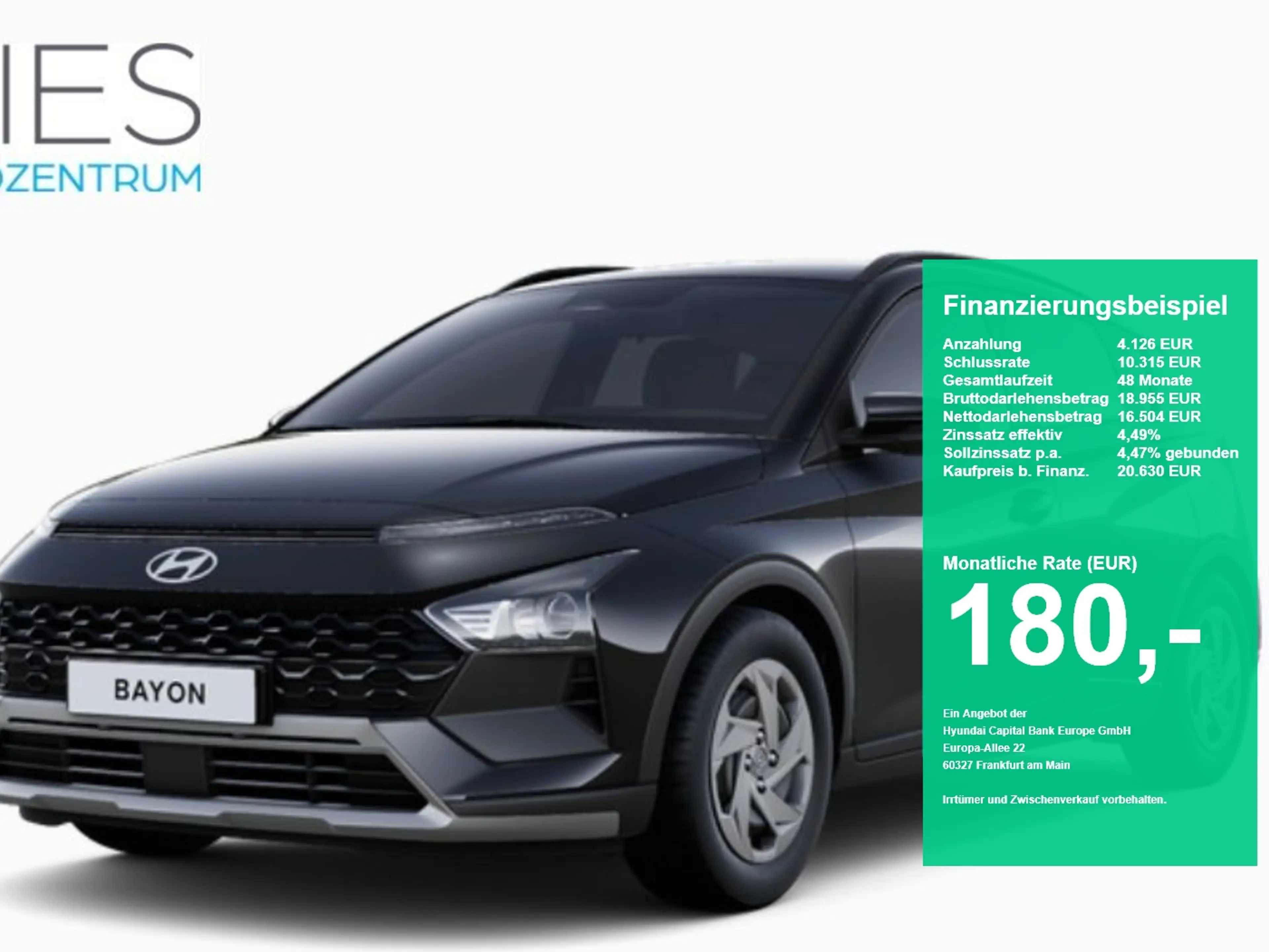 Hyundai BAYON 1.0 T-GDI Select Navi*SHZ*Kam.*PDC*FLA