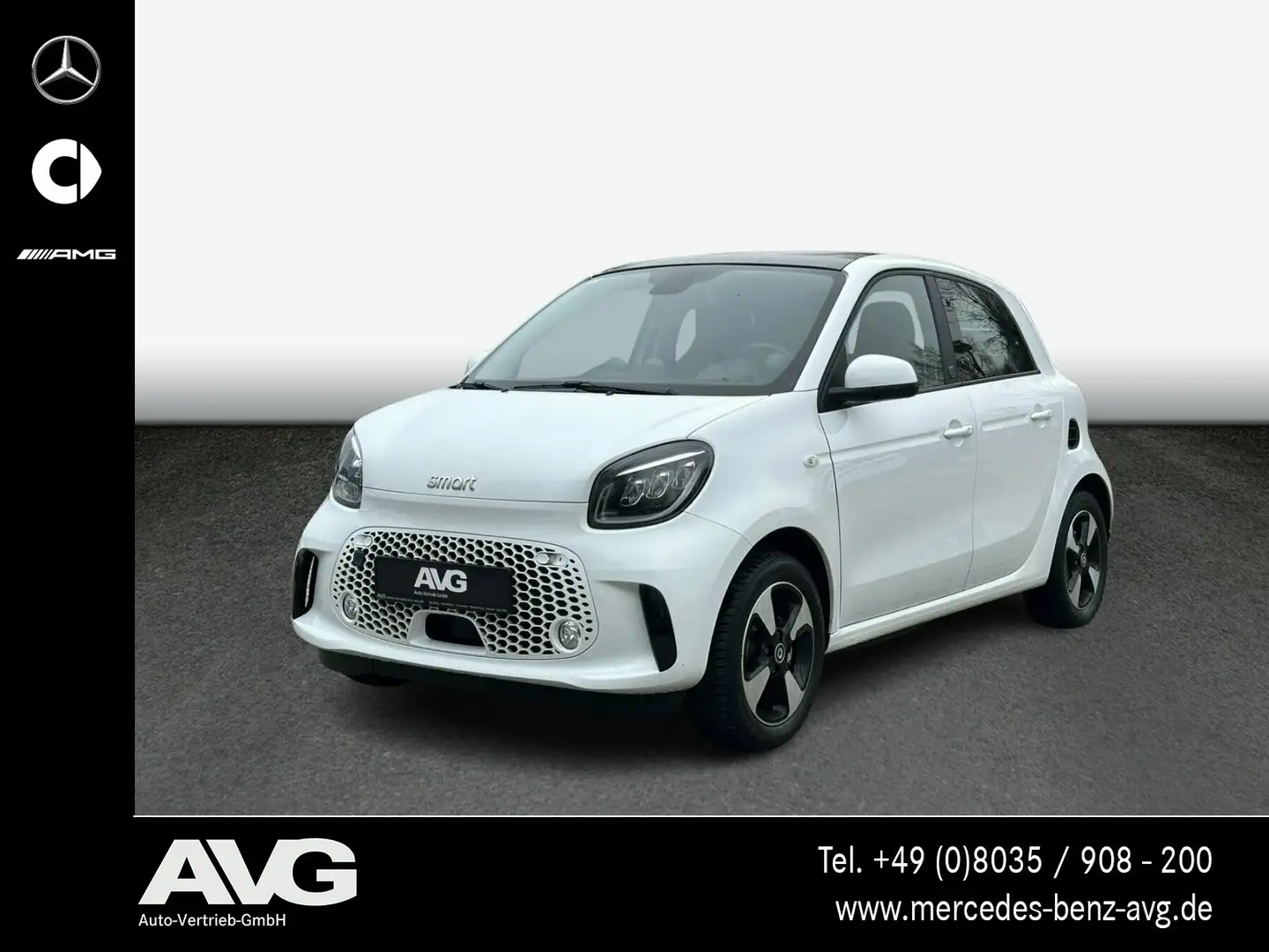 smart forFour smart EQ forfour passion 22 kW Pano LED Tempomat Weiß - 1