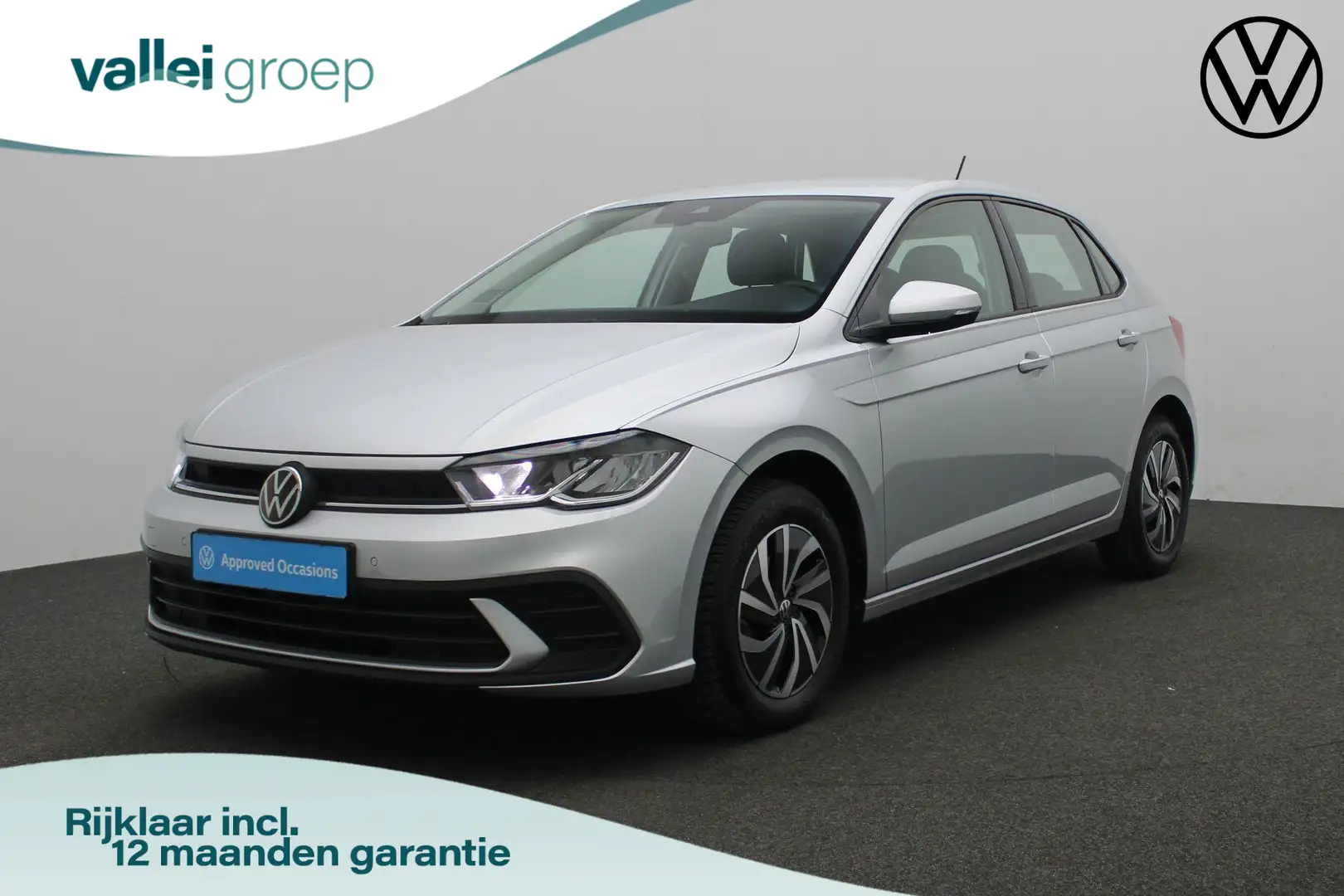 Volkswagen Polo 1.0 TSI 95 pk Life | Parkeersensoren voor/achter | Zilver - 1