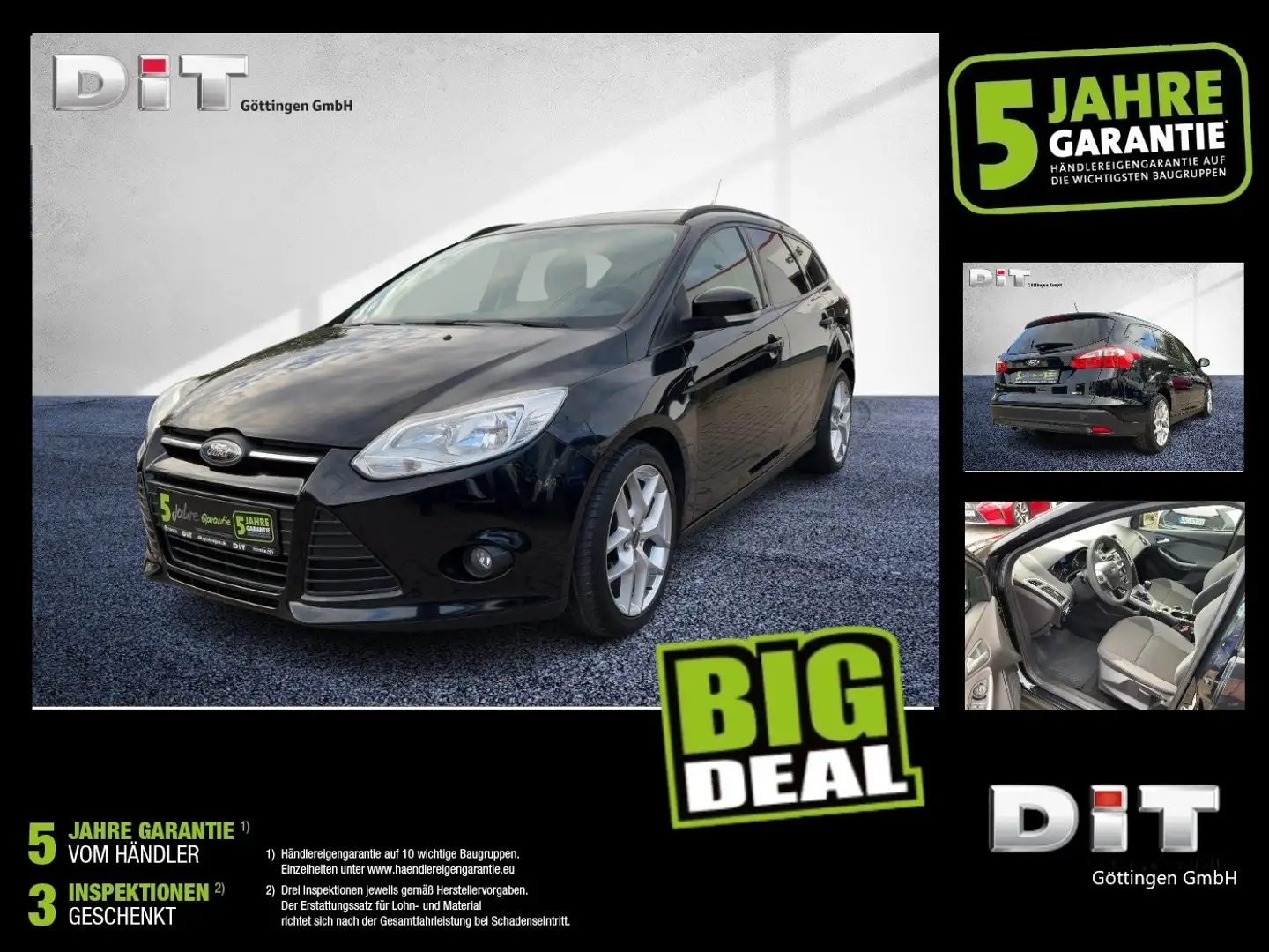 Ford Focus Turnier 1.0 EcoBoost Trend LM+PDC+SportS. Noir - 1