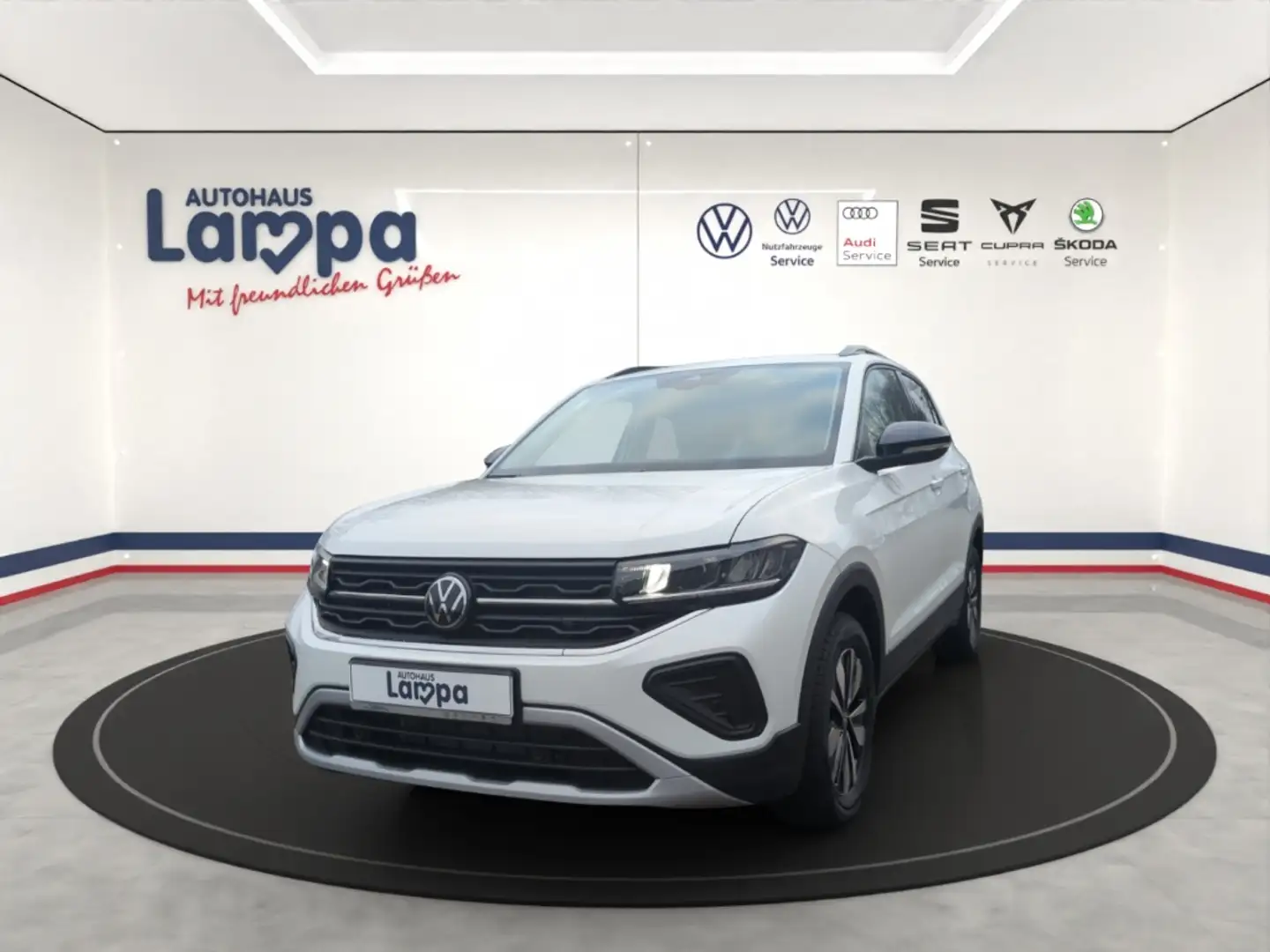 Volkswagen T-Cross GOAL 1.0 TSI DSG AHK,RFK,SHZ,ACC,DAB+,LED Weiß - 1
