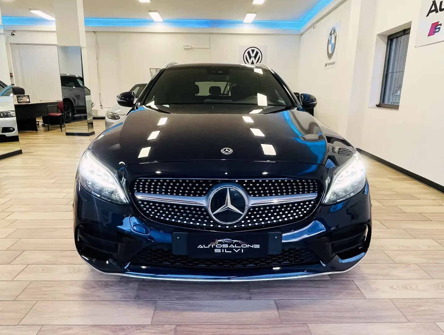 Mercedes-Benz C 220 C SW 220 d Premium auto Blu/Azzurro - 2