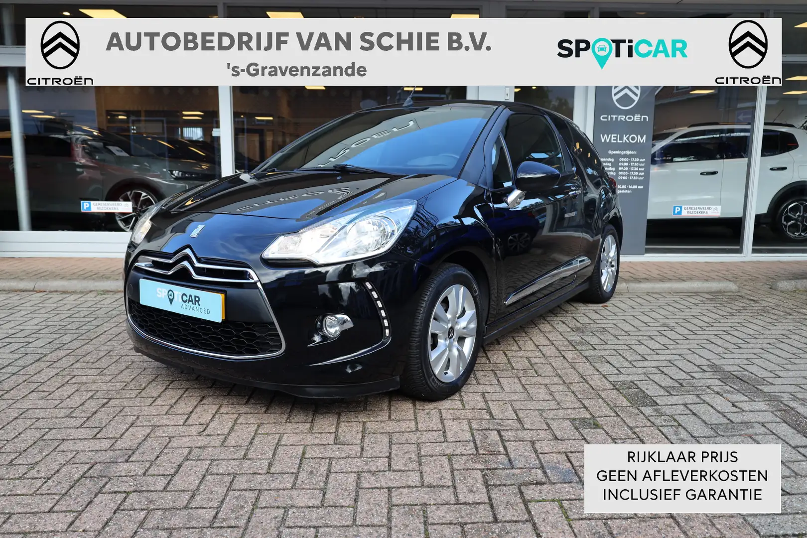 Citroen DS3 Cabrio VTi 120 So Chic 16" | Climate Controle | Bl Zwart - 1