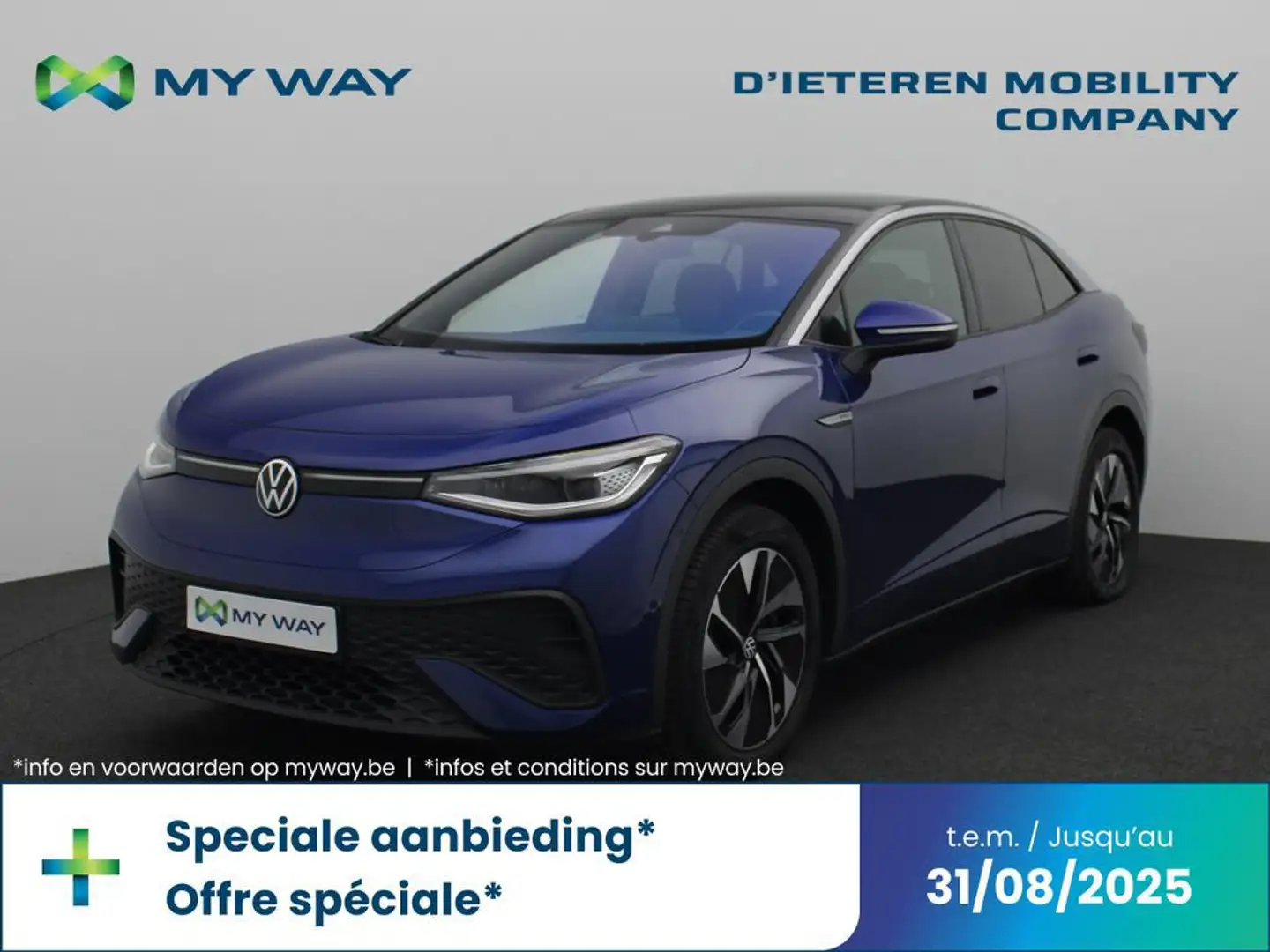 Volkswagen ID.5 77 kWh 204 PK / Camera / ACC / Apple Carplay Blu/Azzurro - 1