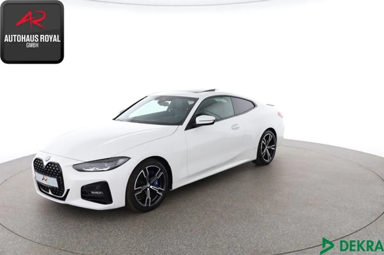 BMW 420 d Coupe M SPORT HARMAN/K,HUD,KAMERA,1.HAND Weiß - 1