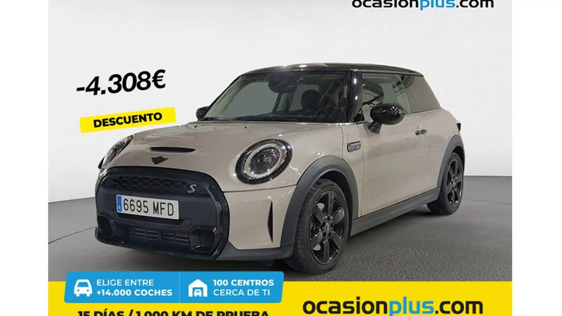 MINI Cooper S Aut. Gris - 1