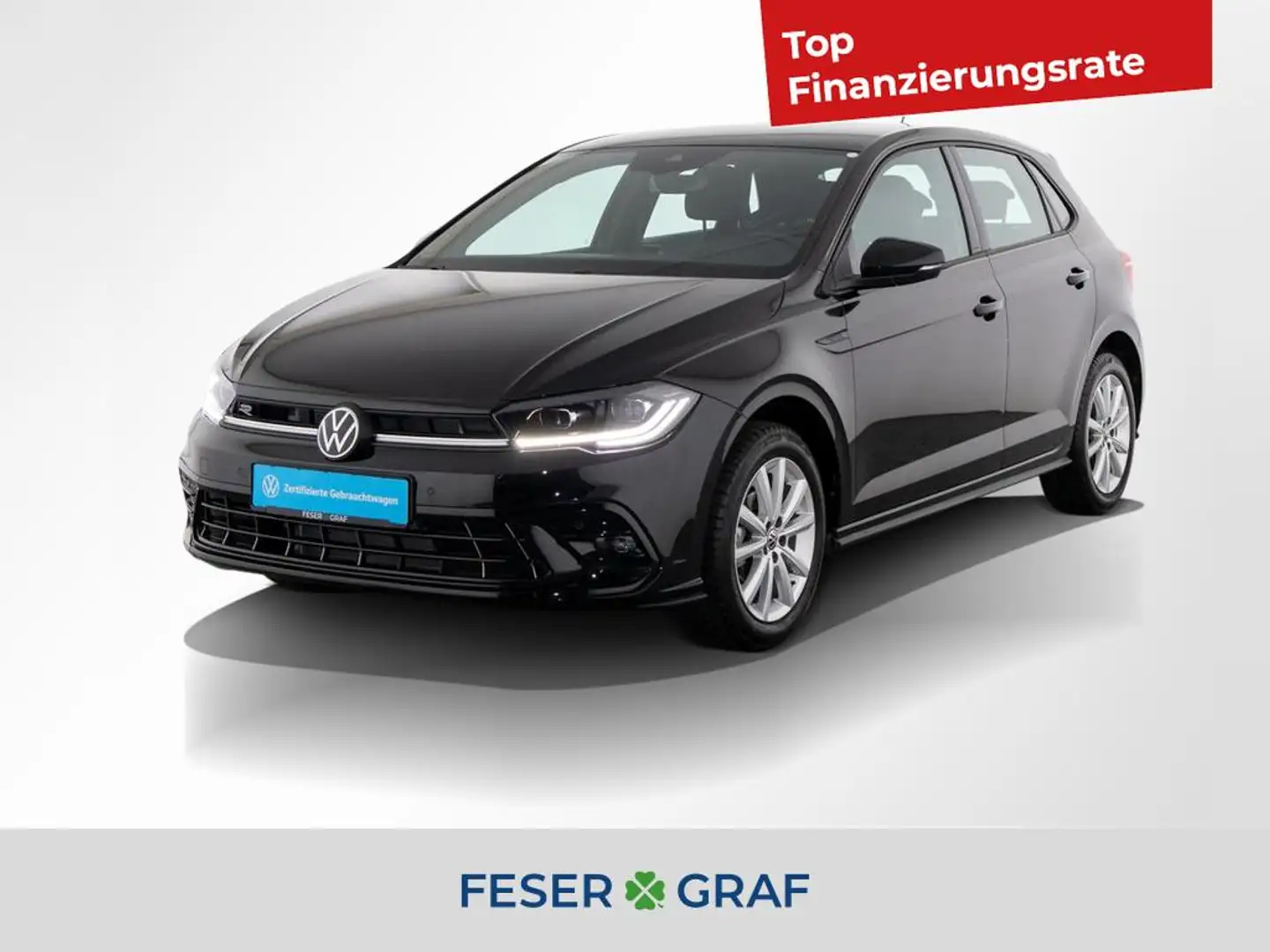 Volkswagen Polo R-Line 1.0 R-L BT070 TSID7F Schwarz - 1