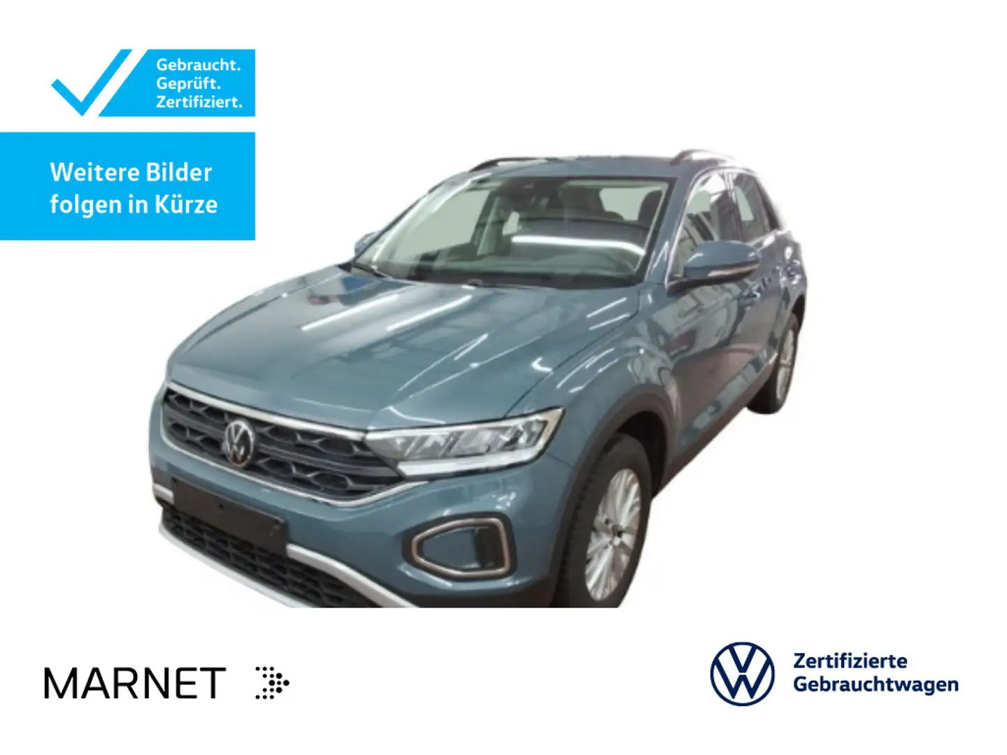 Volkswagen T-Roc 1.5 TSI DSG Life* Navi*AHK*Kamera*SHZ*PDC* Blau - 1
