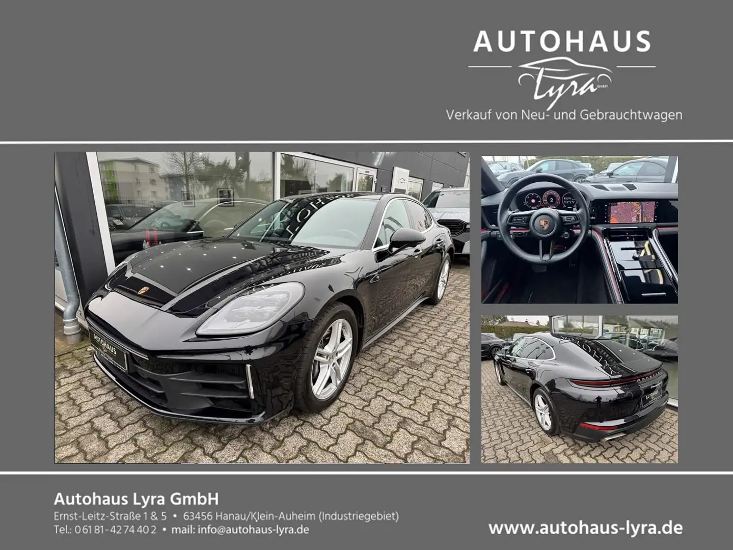 Porsche Panamera 4*HD-MATRIX*PANO*BOSE*360°KAM*18-WEGE* Zwart - 1