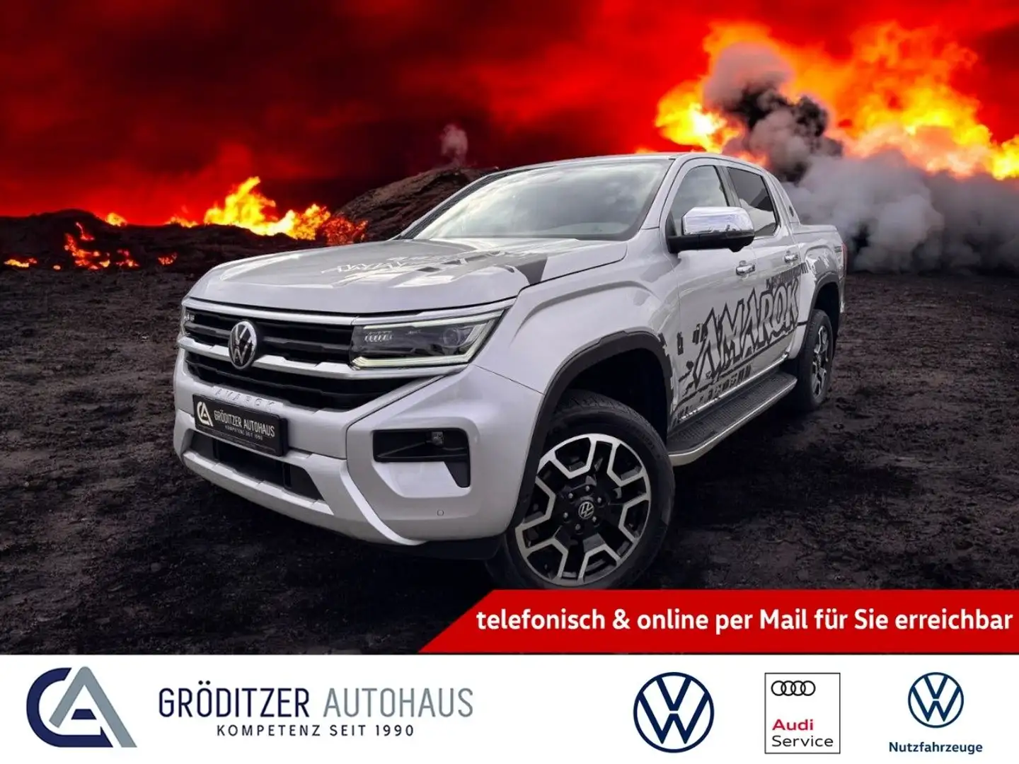 Volkswagen Amarok 3.0 TDI V6 Aventura 4M Leder|H&K|LED|AHK Szürke - 1