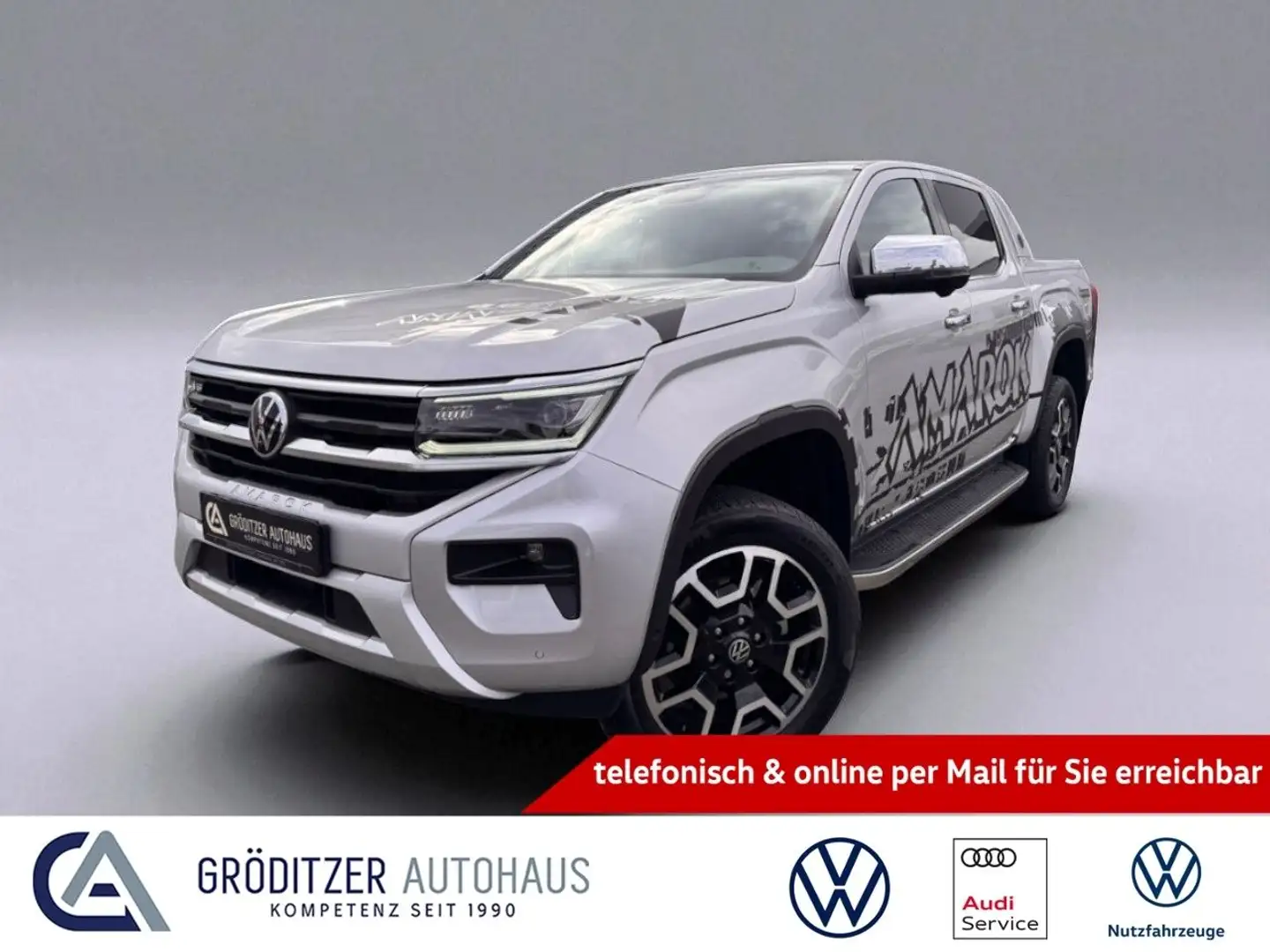 Volkswagen Amarok 3.0 TDI V6 Aventura 4M Leder|H&K|LED|AHK Gris - 1