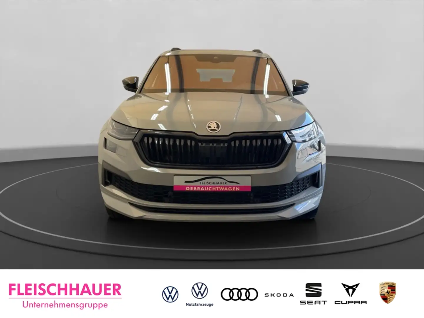Skoda Kodiaq 2.0 TDI Sportline 4x4 AD AHK El. Panodach Navi Dig Grau - 2
