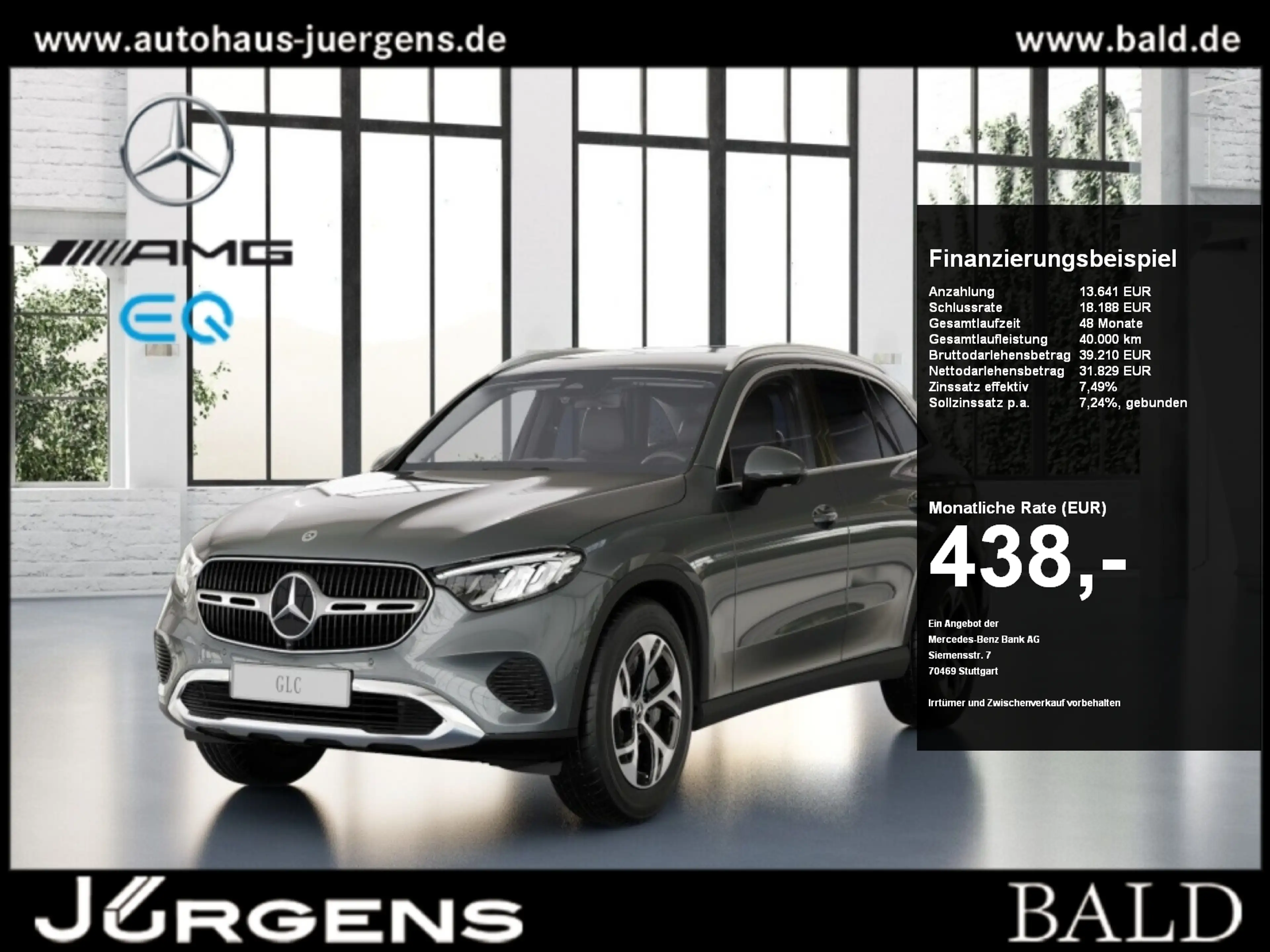 Mercedes-Benz GLC 300 e 4M Avante+Memo+Ambiente+AHK+KamLED