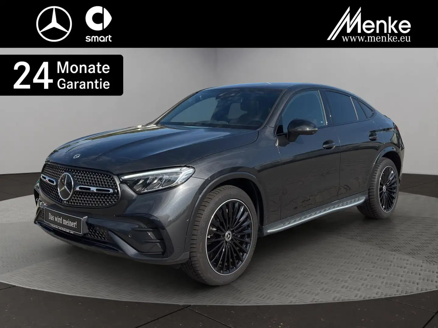 Mercedes-Benz GLC 450 d 4M Coupé AMG+Night-AHK+Distr+Memo+360 Grijs - 1
