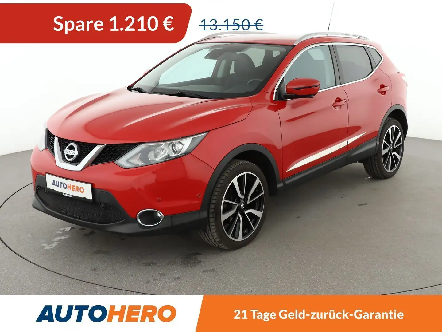 Nissan Qashqai 1.6 dCi Tekna 4x4*NAVI*360°CAM*PDC*SHZ*KLIMA* Rot - 1