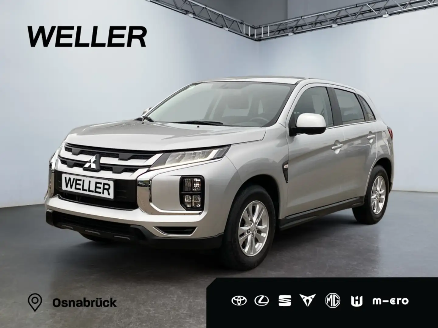 Mitsubishi ASX 2.0 2WD CVT Intro Edition *Bi-LED*SHZ*CarPlay* Silber - 1