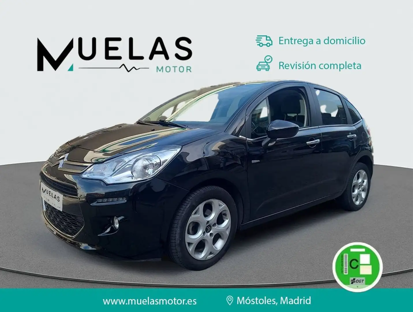 Citroen C3 1.6BlueHDi Live 75 Negro - 1