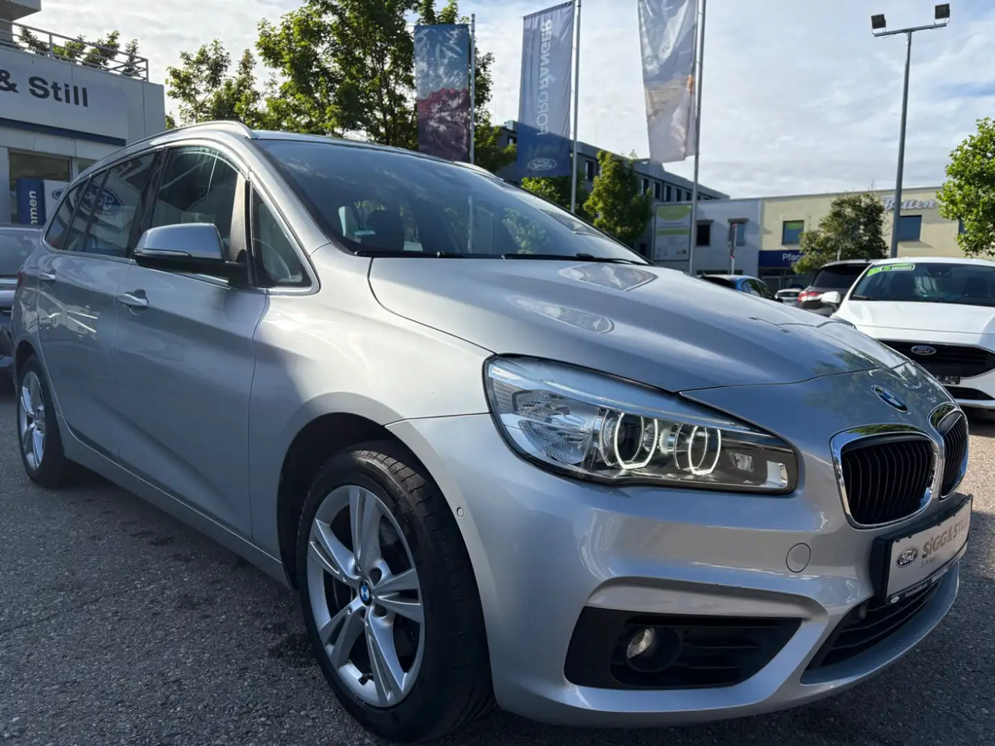 BMW 218 i Gran Tourer Advantage LED*HUD*NAVI*SHZ*EL-KLAPPE Argintiu - 2