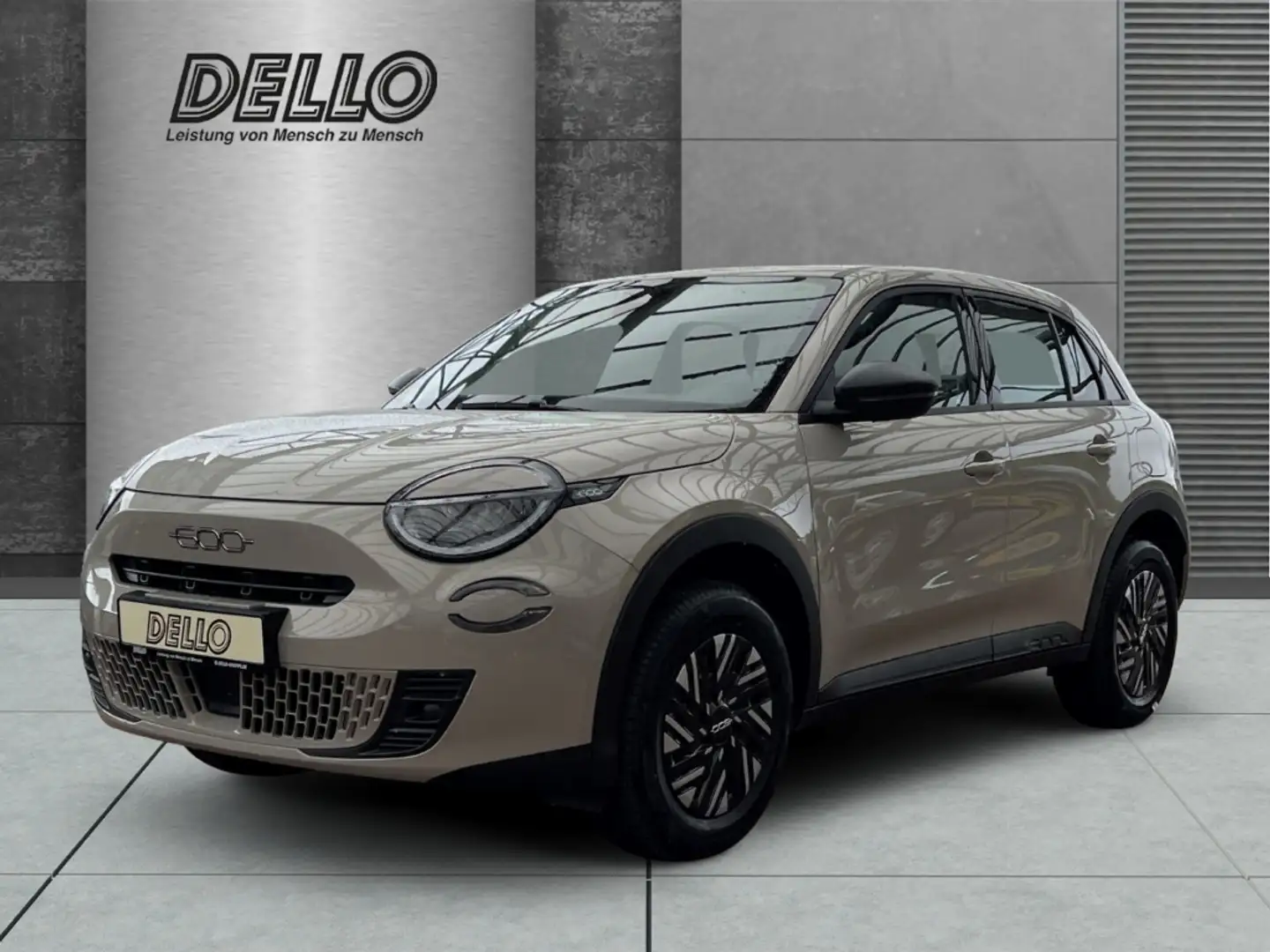 Fiat 600 Sonderaktion Klimaanlage Tempomat Einparkhilfe Beige - 1