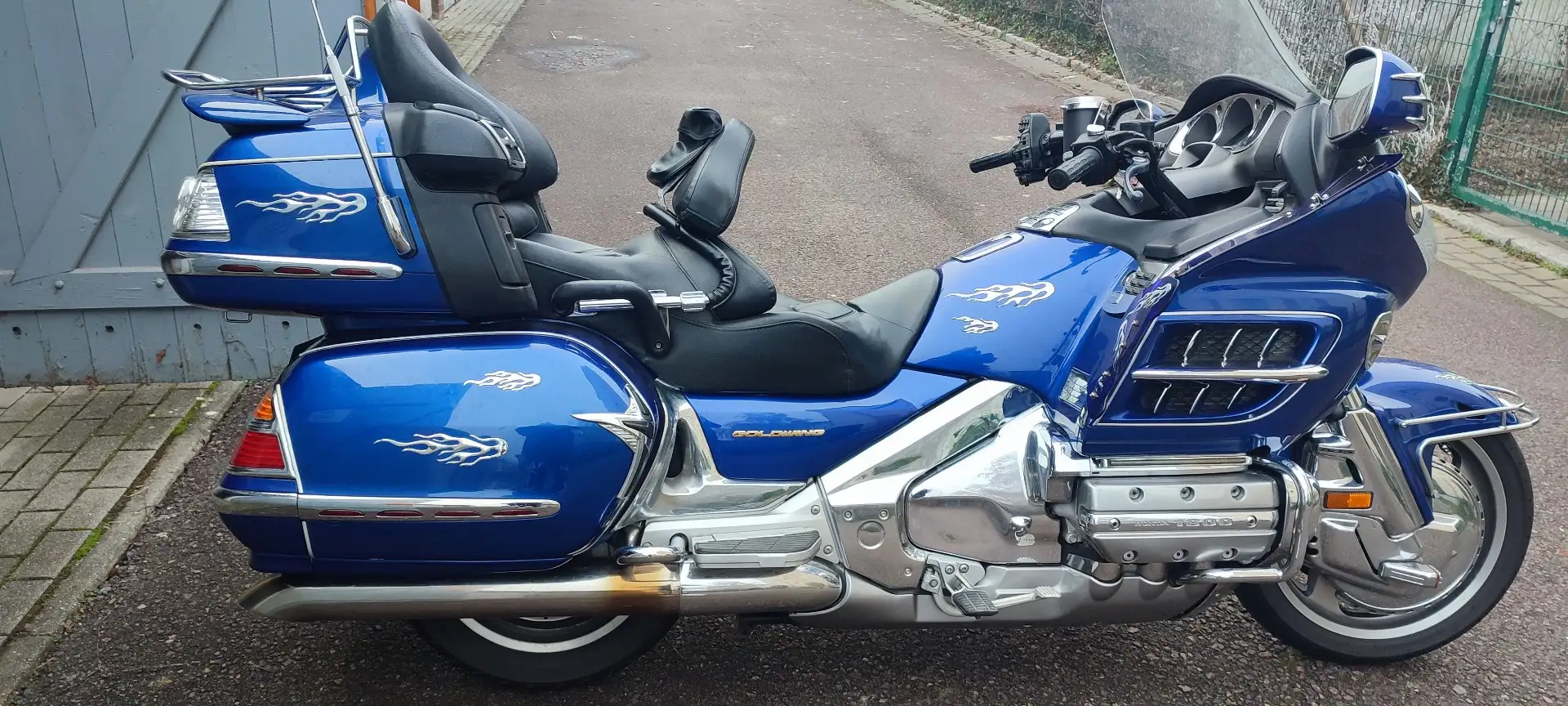Honda Gold Wing Bleu - 2