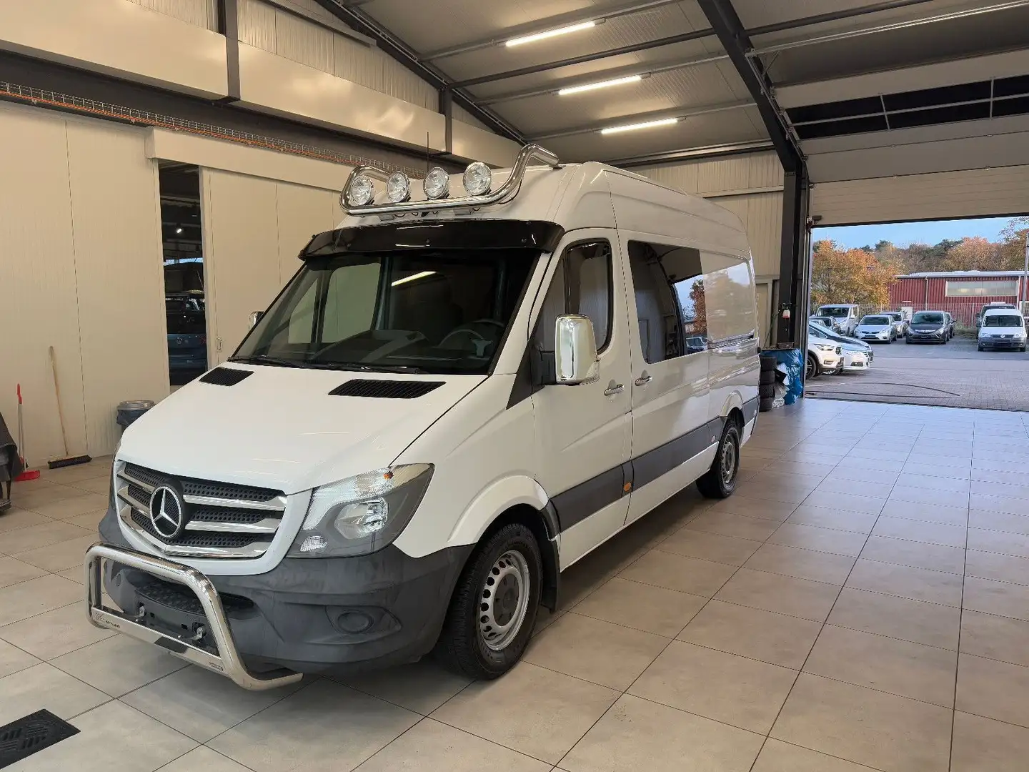 Mercedes-Benz Sprinter II Kasten 313 CDI BETT / WASCHBECKEN bijela - 1