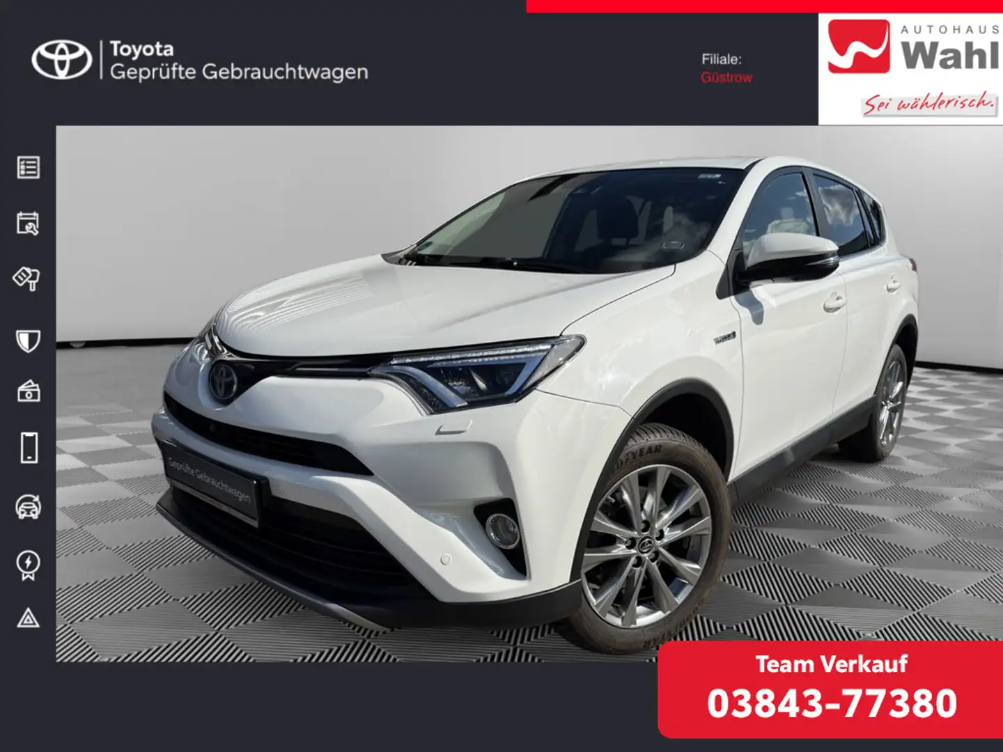 Toyota RAV 4 Blanc - 1