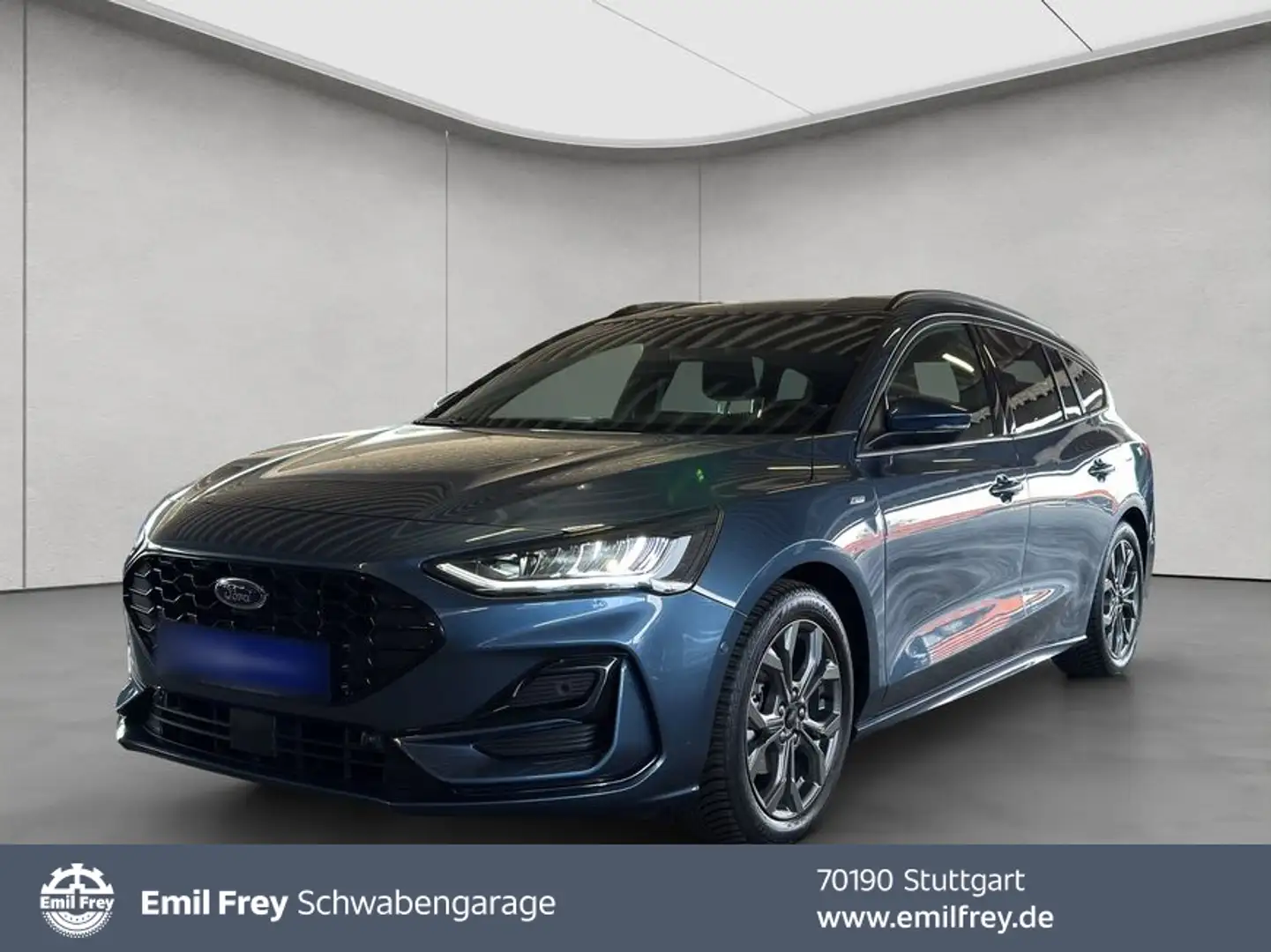 Ford Focus Turnier 1.0 EcoBoost Hybrid ST-LINE X Bleu - 1