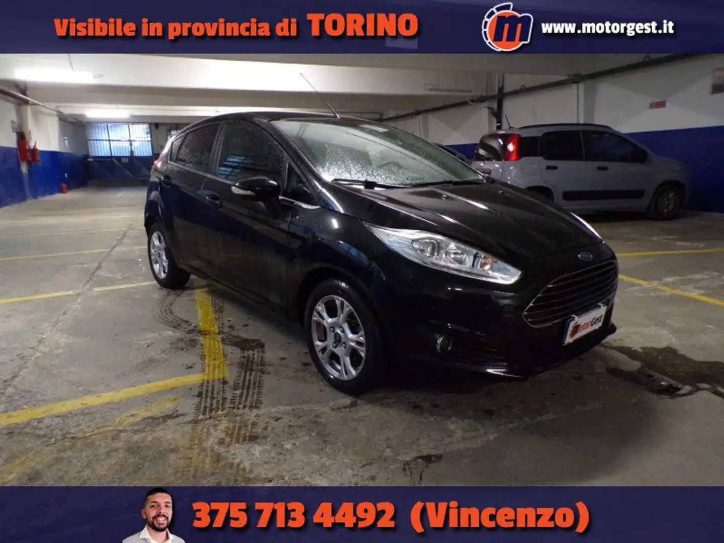 Ford Fiesta 1.0 EcoBoost 100CV 5 porte Nero - 1