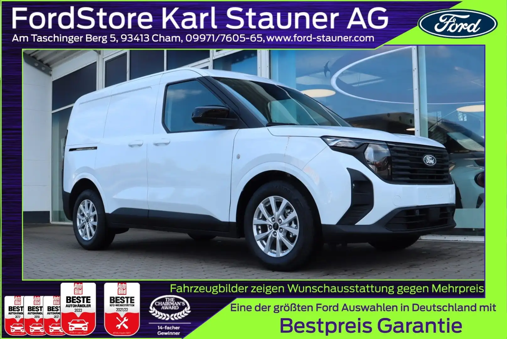 Ford Transit Courier Limited 1.0 EcoBoost Weiß - 1