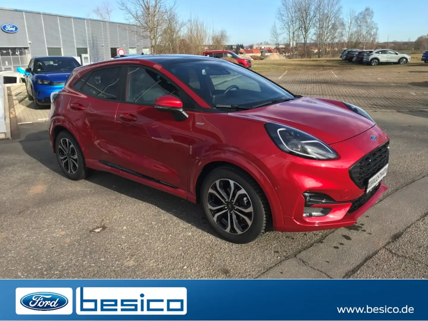 Ford Puma ST-Line X+iACC+LED+DAB+NAV+BLIS+PDC+Panodach Rot - 1