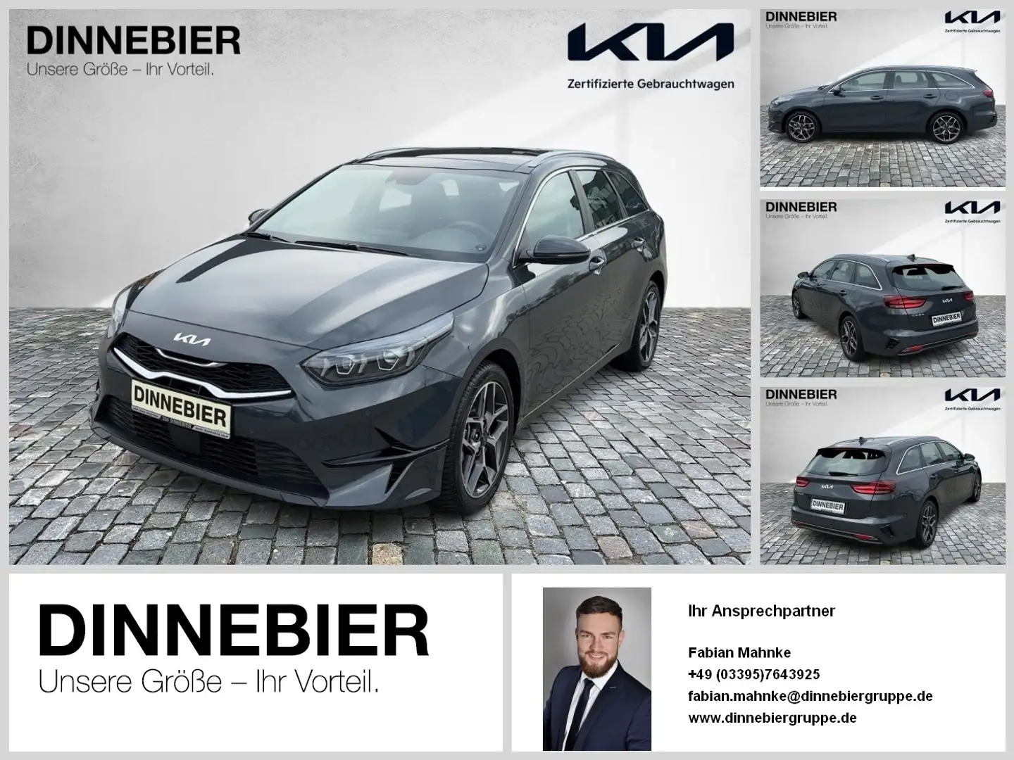 Kia Ceed SW / cee'd SW Ceed Sportswagon Spirit Glasdach+LED+Kamera Grau - 1