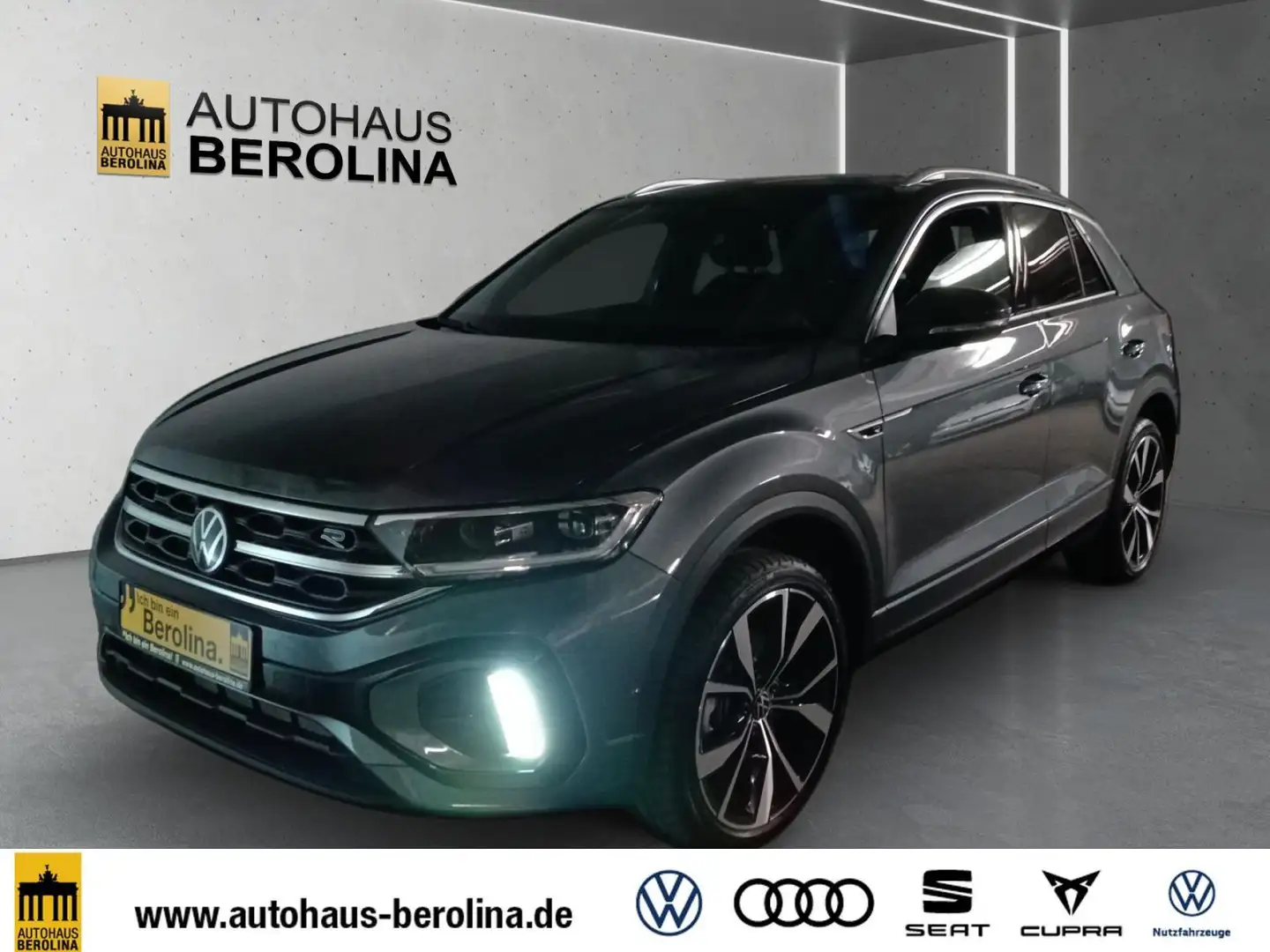 Volkswagen T-Roc 2.0 TSI 4M R-Line DSG *AHK*LED+*ACC*SHZ* Grau - 2