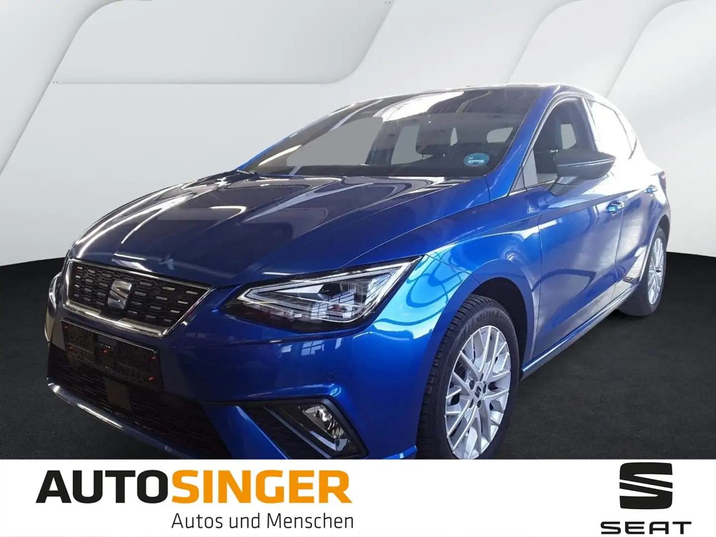SEAT Ibiza Xcellence 1.0 TSI DSG *LED*NAV*ACC*PDC*CAM Blau - 1