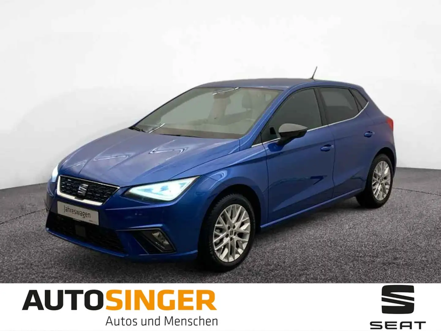 SEAT Ibiza Xcellence 1.0 TSI DSG *LED*NAV*ACC*PDC*CAM Blau - 1