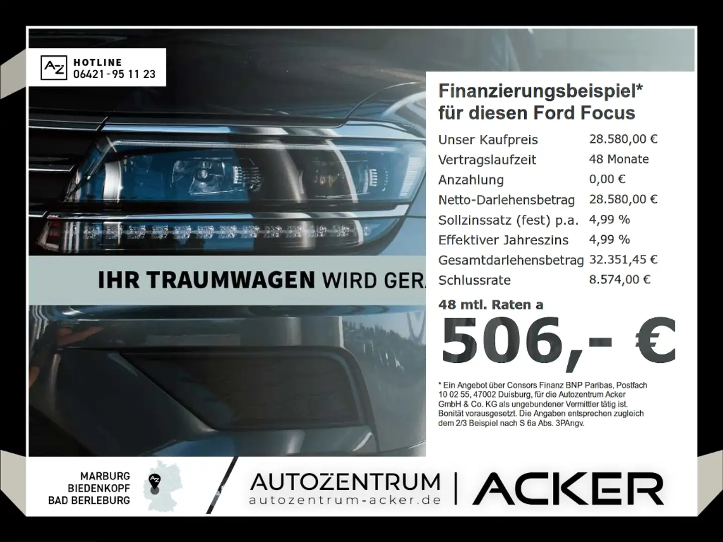 Ford Focus ST-Line X Turnier AT7 PANO aAHK -41%* Wit - 1