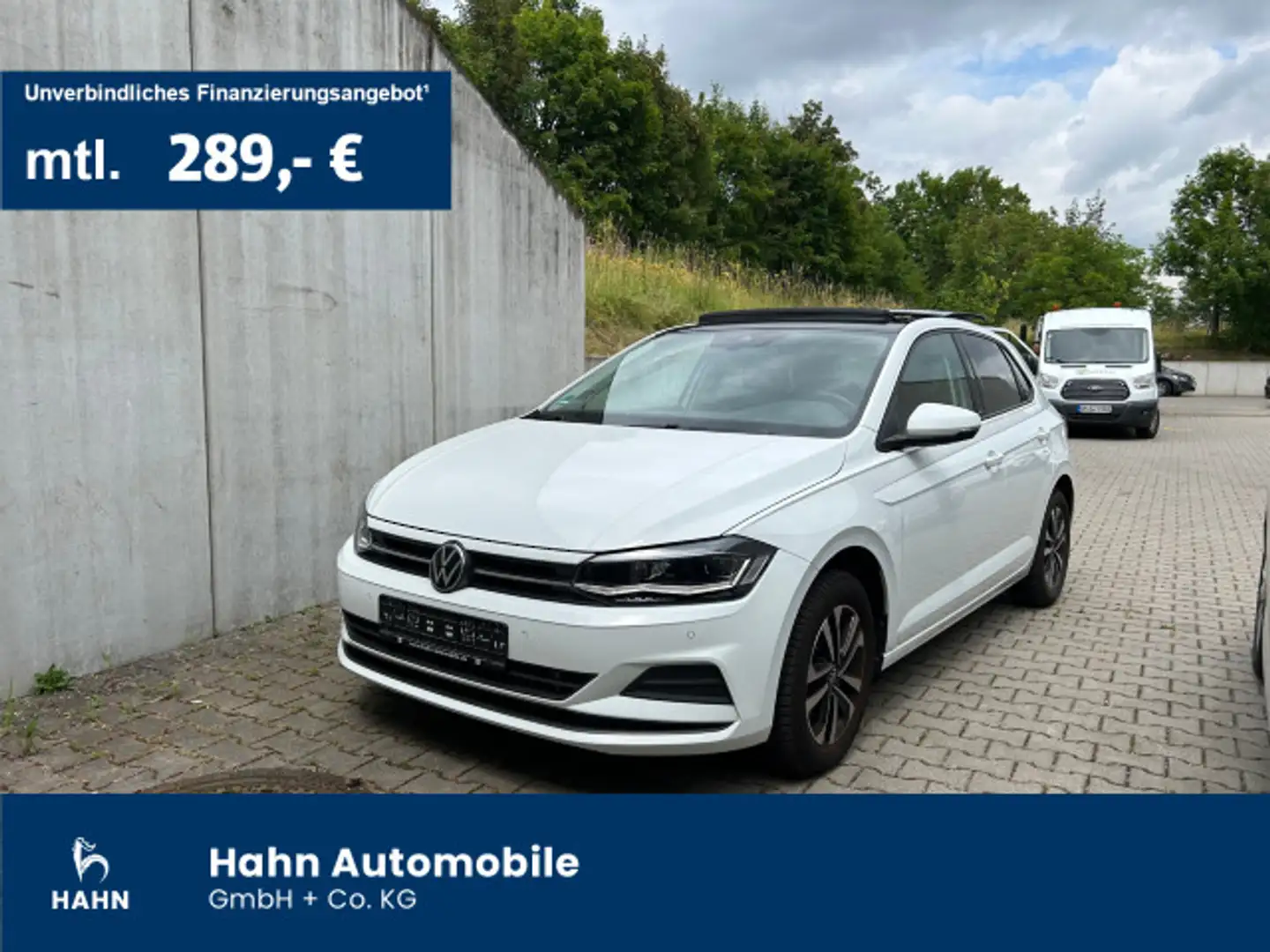 Volkswagen Polo 1.0TSI DSG United Pano Cam ACC Navi App-Con Weiß - 1