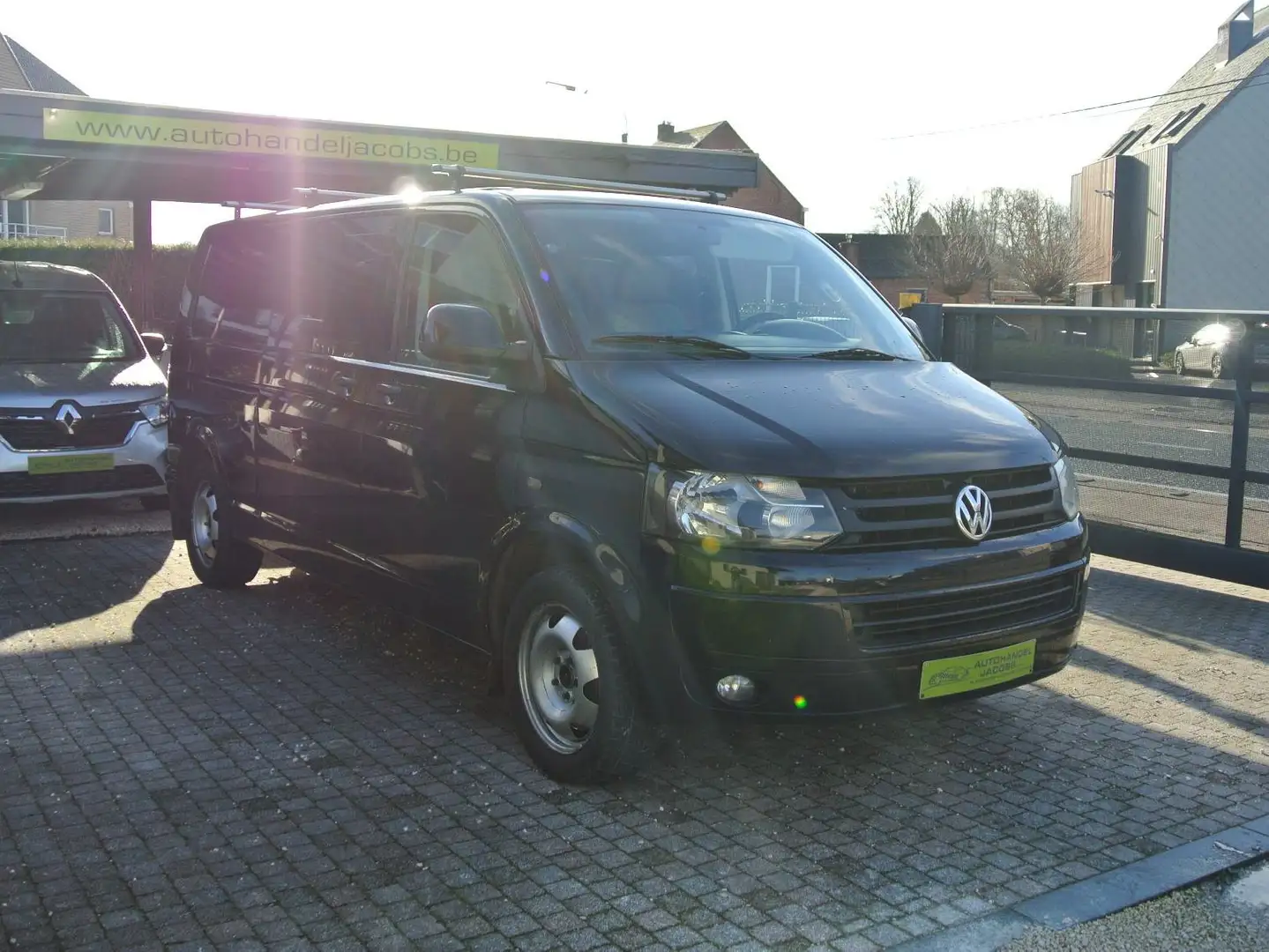 Volkswagen Transporter T5 * LANG L2* DUB CAB * 180PK* EXPORT OF HANDELAAR Zwart - 1