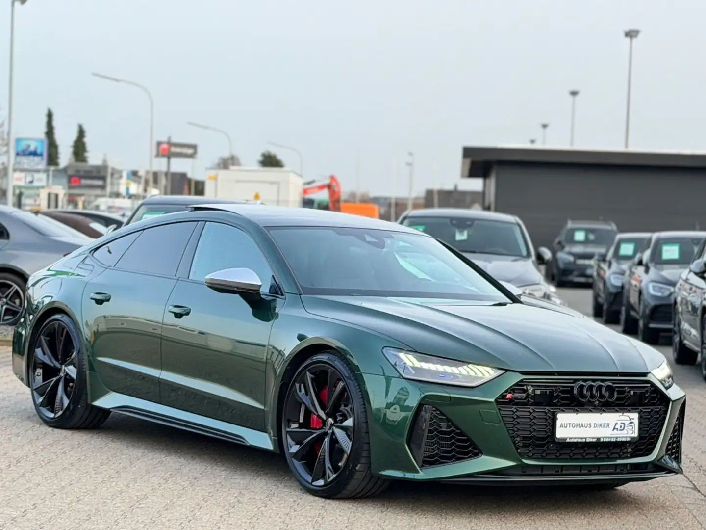 Audi RS7 Sportback 4.0 TFSI quattro Individual Dynami Grün - 2