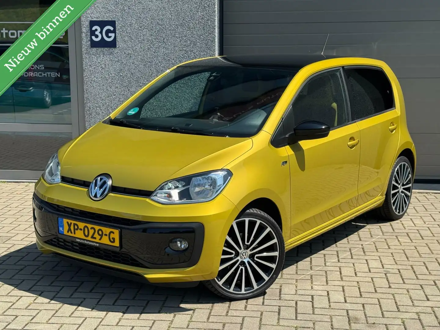 Volkswagen up! 1.0 BMT high up! R-line/Climate/Cruise/NLauto/17in Żółty - 1