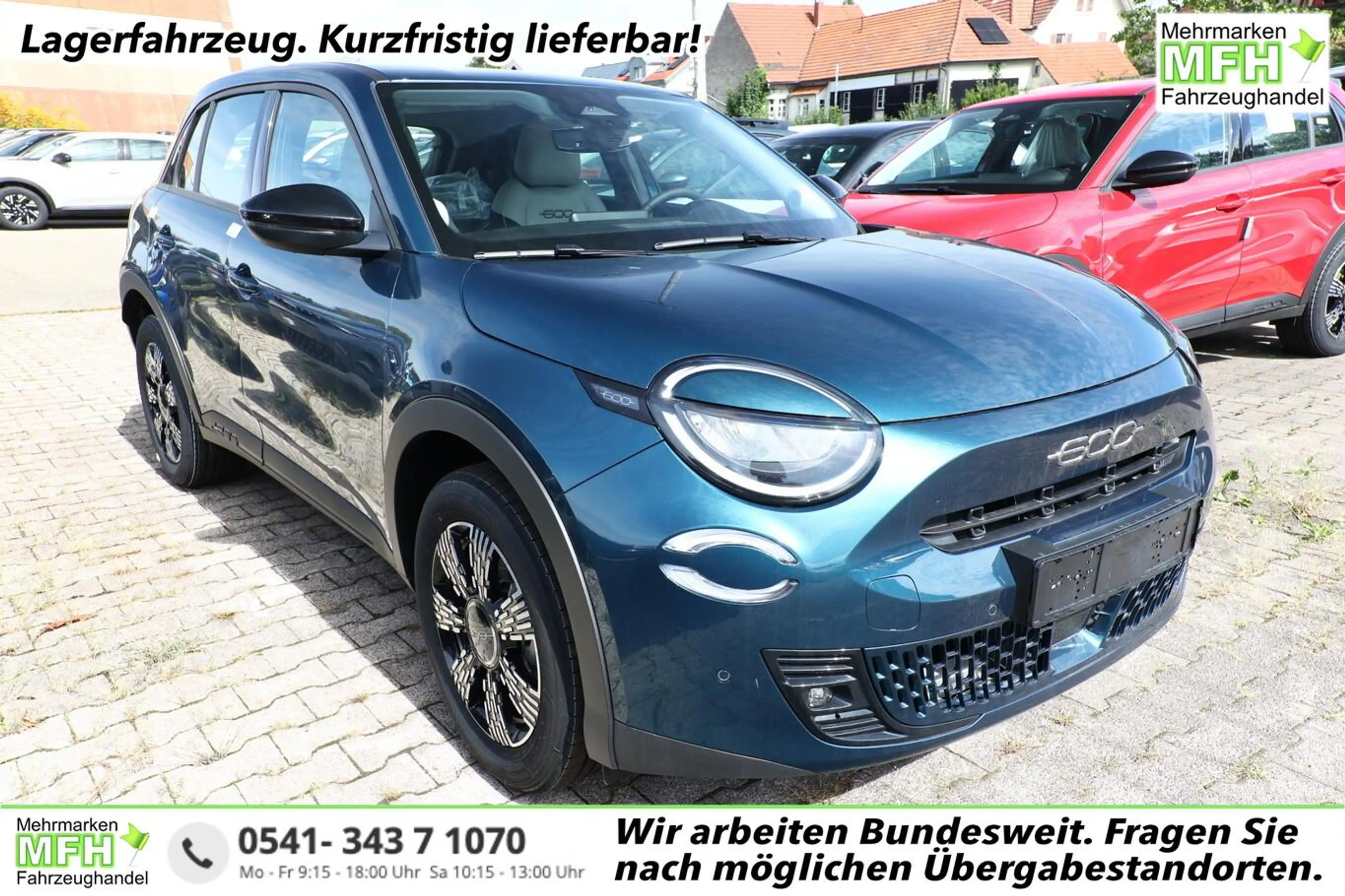 Fiat 600 Icon Hybrid SHZ Keyl Nav Kam 2xPDC LED CarP 74 ...