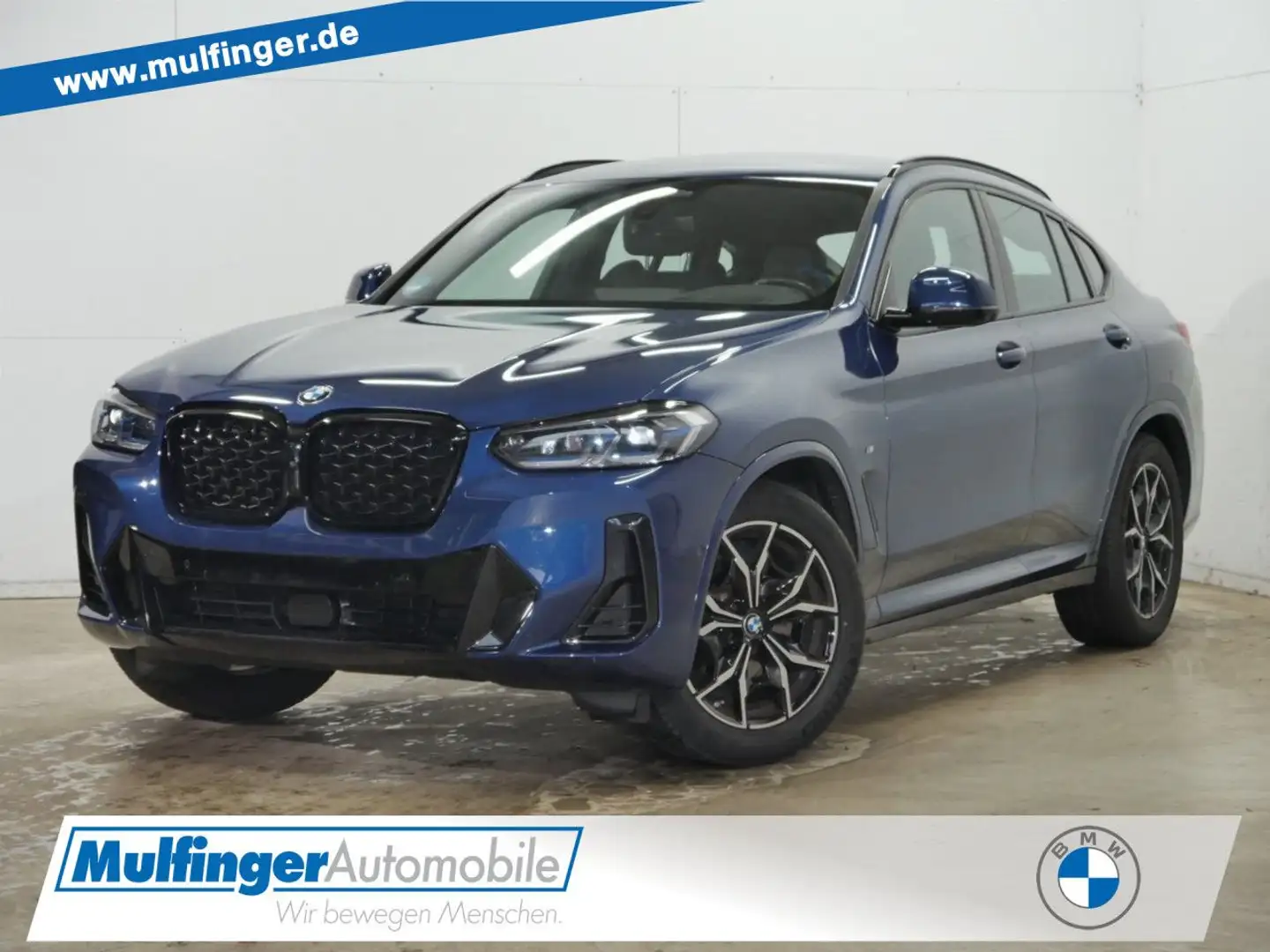 BMW X4 x20d M Sport Standh.SurView.ACC HUD Laser AHK Blau - 1