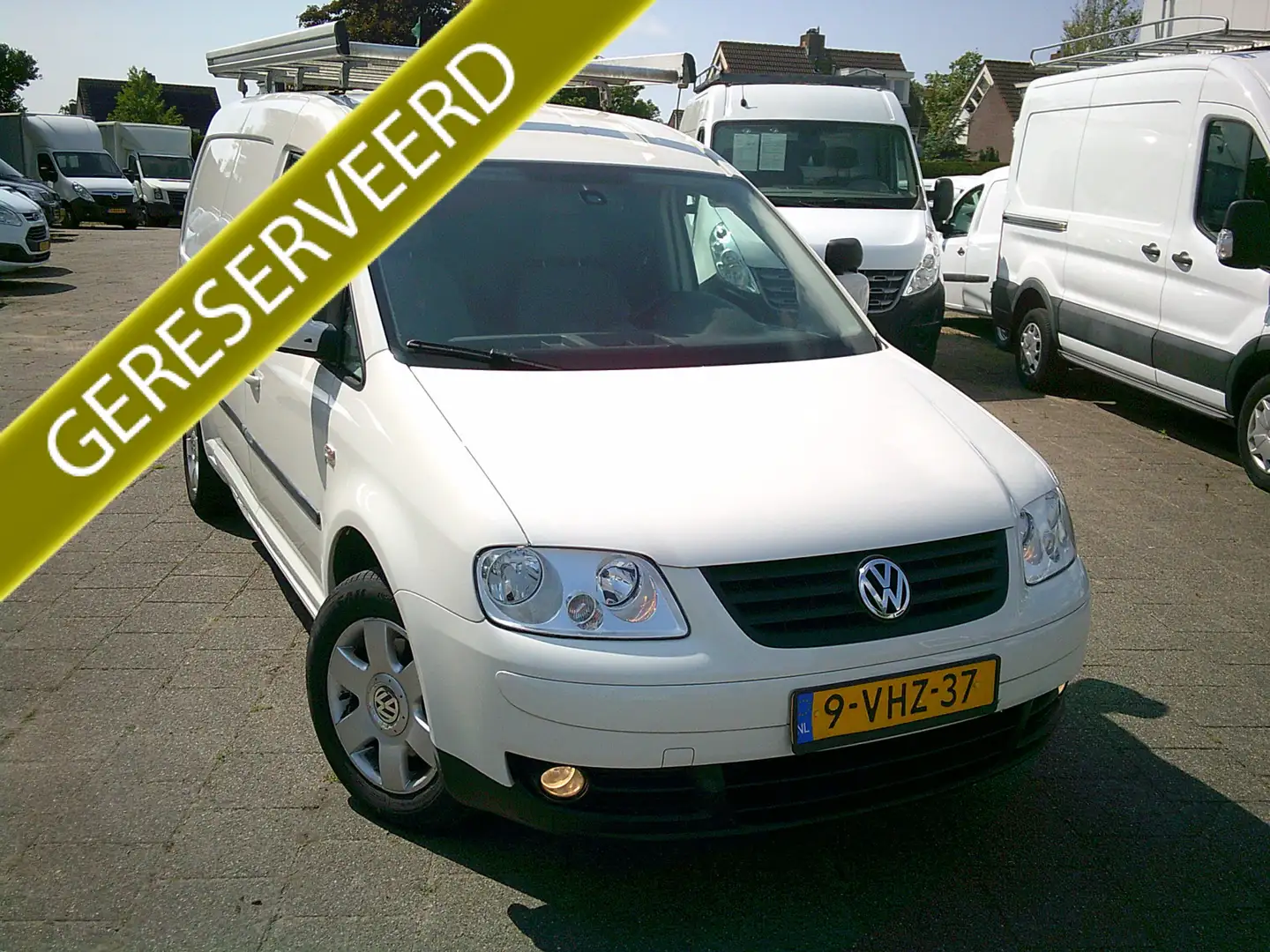 Volkswagen Caddy 1.9 TDI Maxi VOORZIEN VAN IMPERIAAL+DUBB.ZIJSCHUIF Blanc - 1