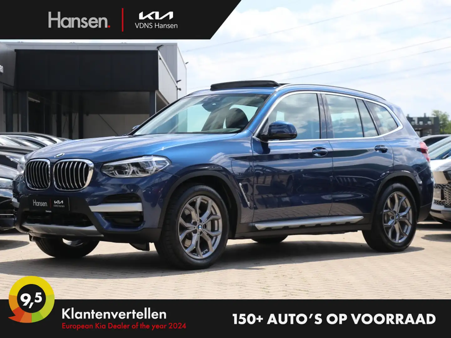 BMW X3 xDrive30e High Executive I Panoramadak I HarmanKar Blauw - 1
