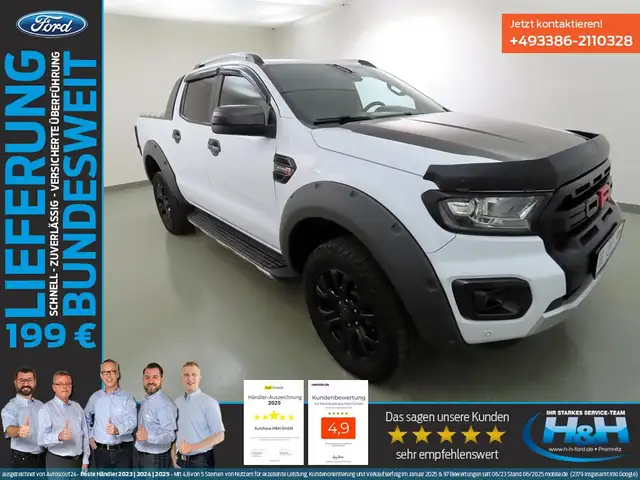 Ford Ranger 2.0 Aut 4x4 Wildtrak StHZ+AHK+Dashcam+SHZ